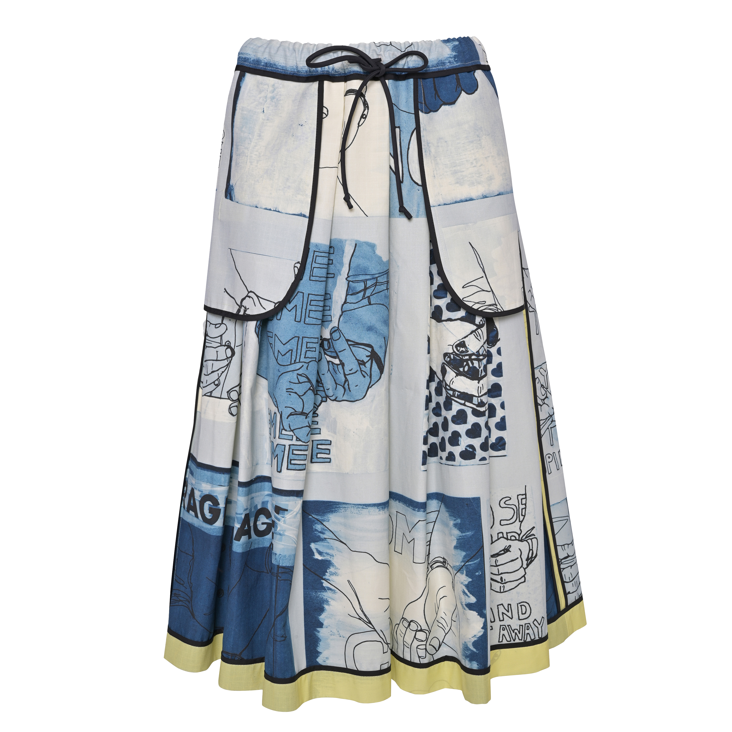 KONRAD SONJA SKIRT LEMON COTTON