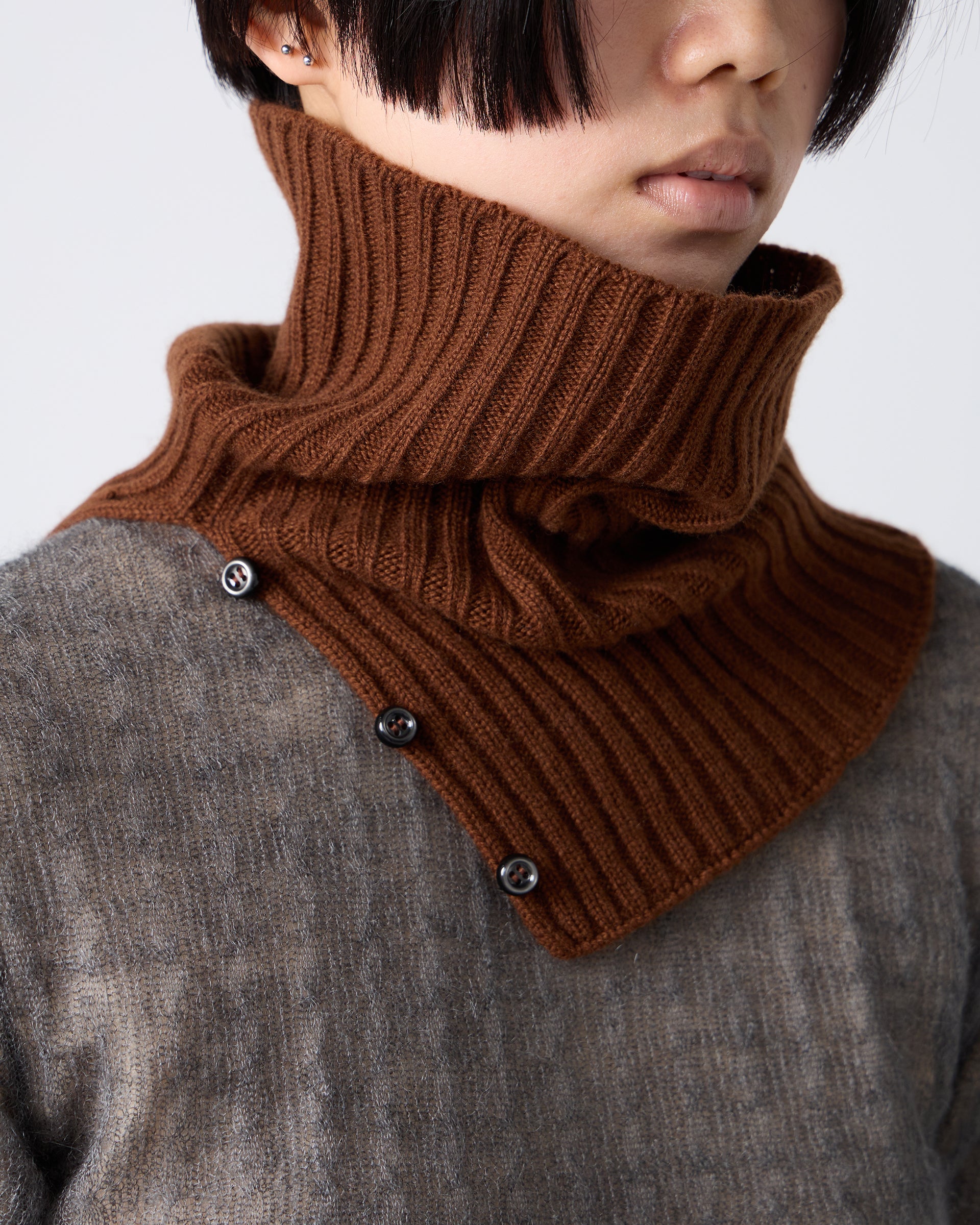 Babaco Cashmere Neck Warmer Anthracite Grey