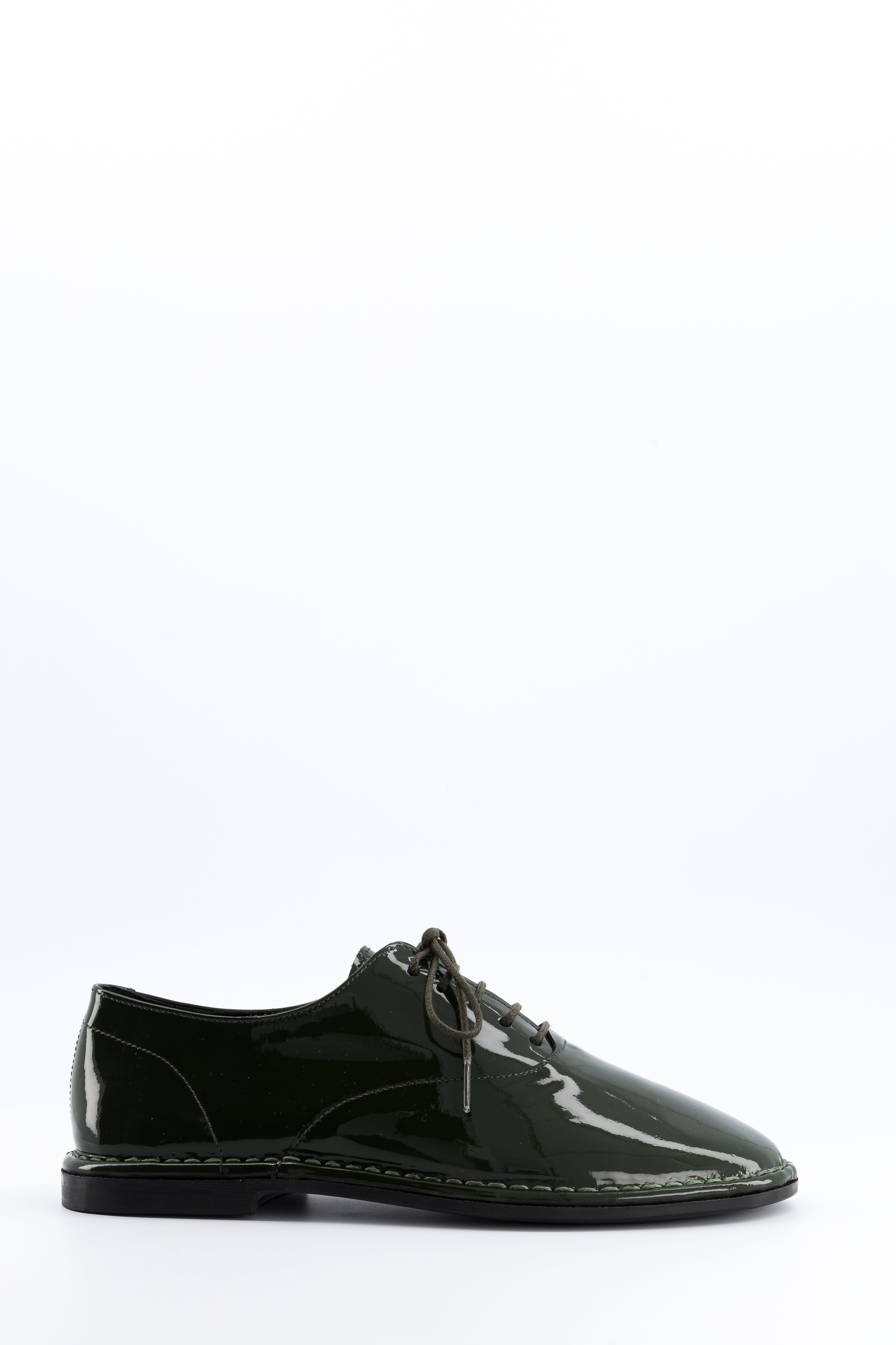 Bonnie Patent Calf Forest Green