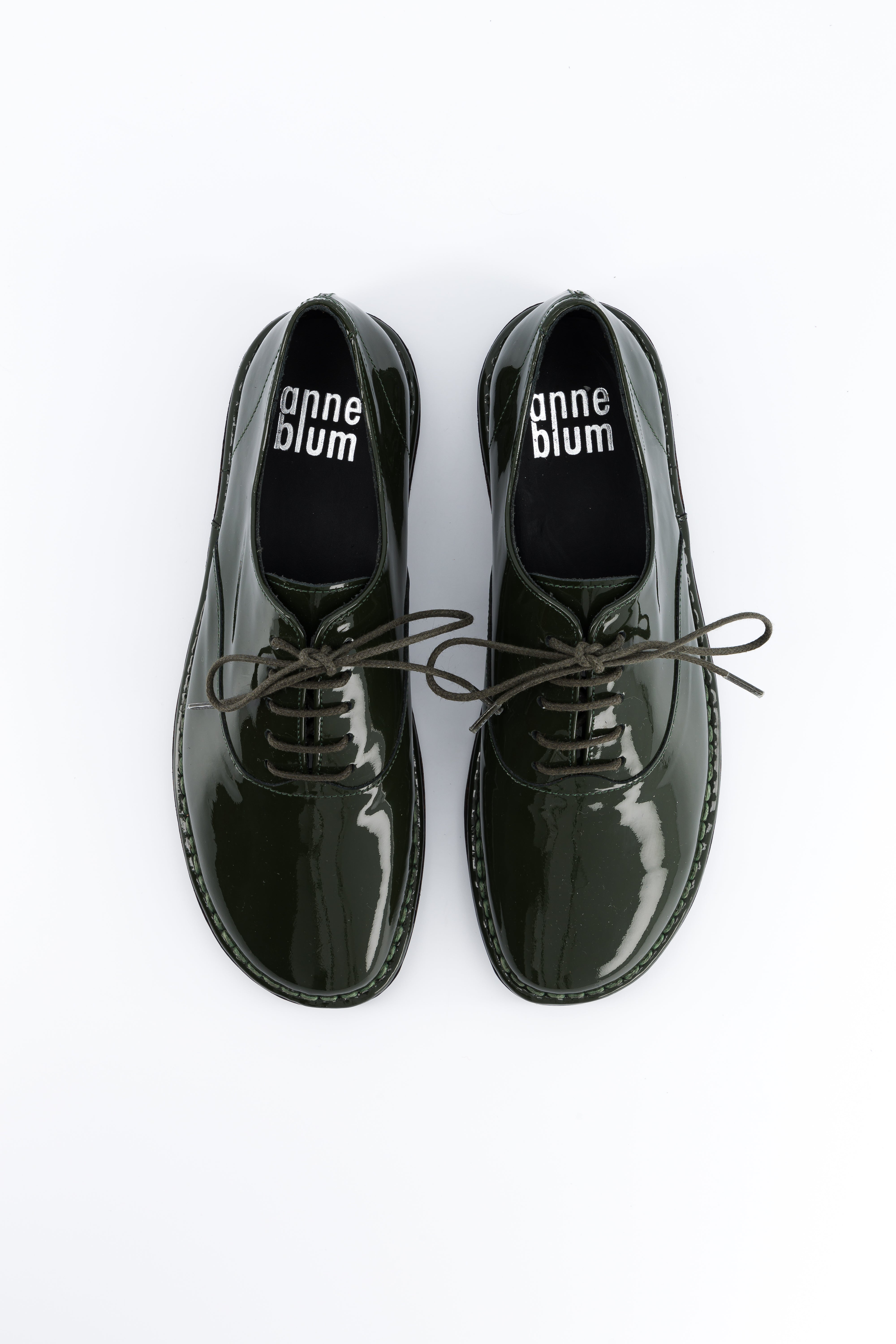 Bonnie Patent Calf Forest Green