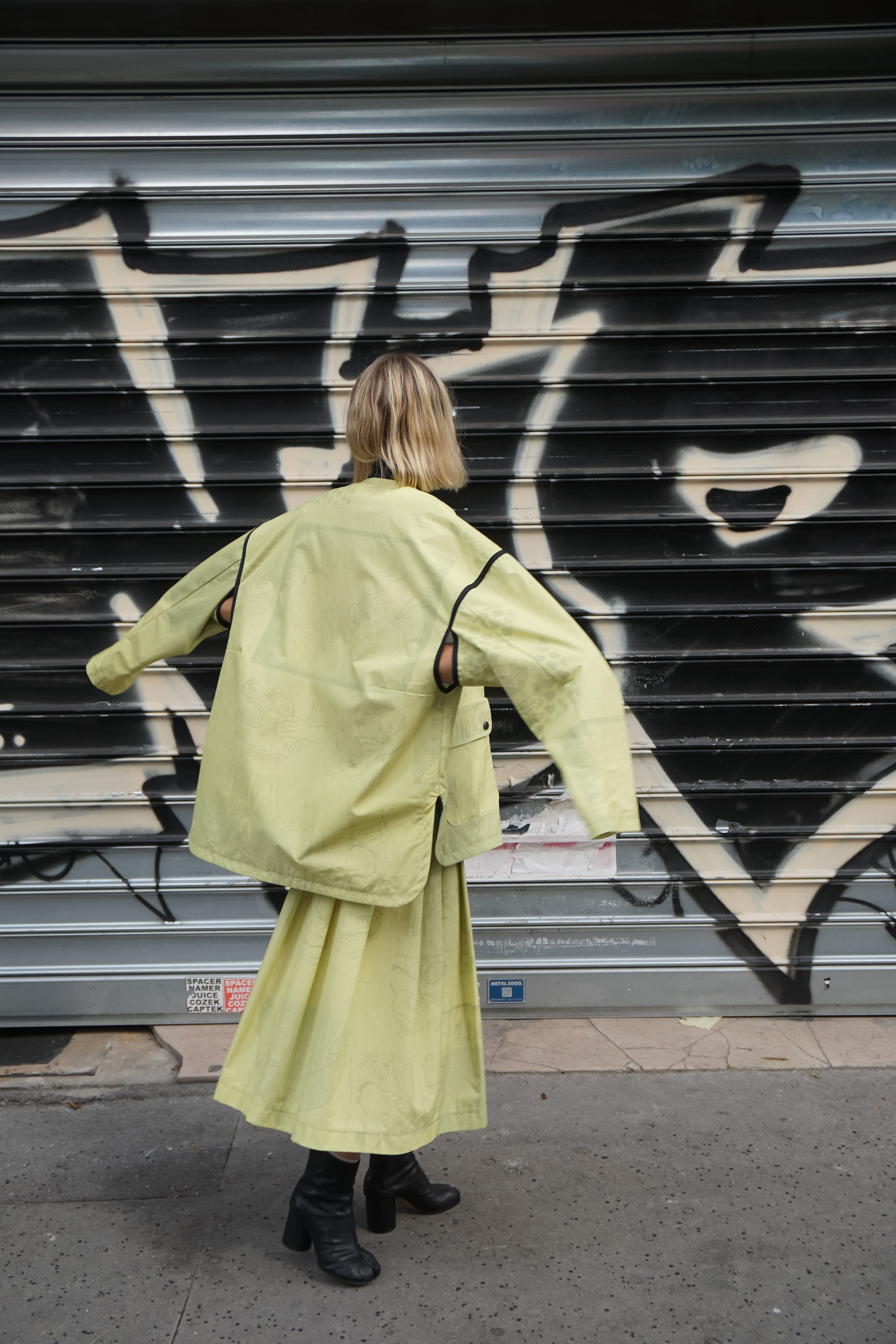 KONRAD SONJA SKIRT LEMON COTTON