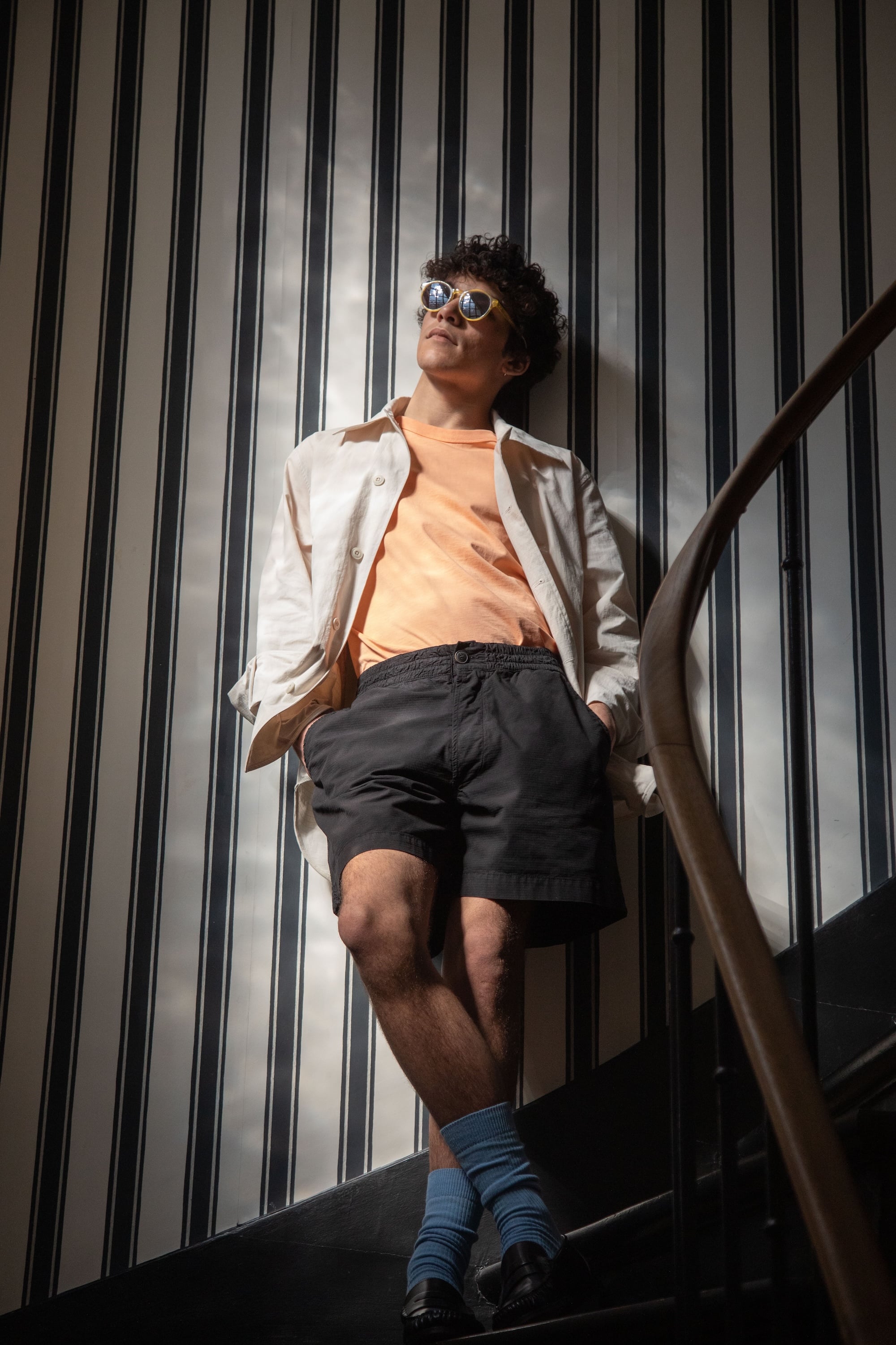 Big T orange - t-shirt Parage t -shirt man