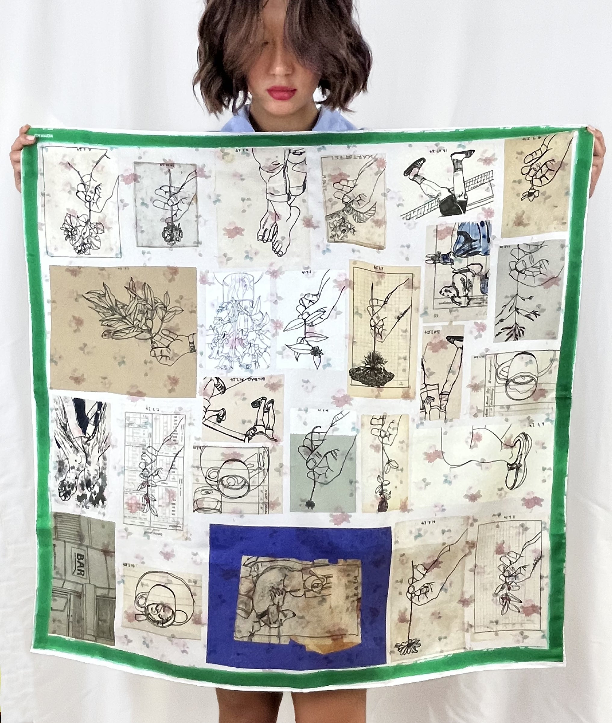 Konrad Gloria Silk Foulard Diary