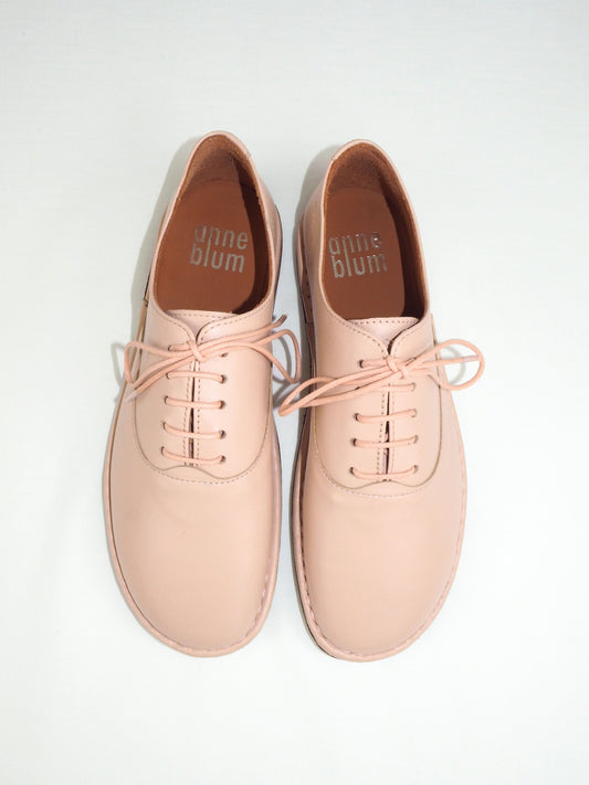 Bonnie anne blum Derby nappa leather nude