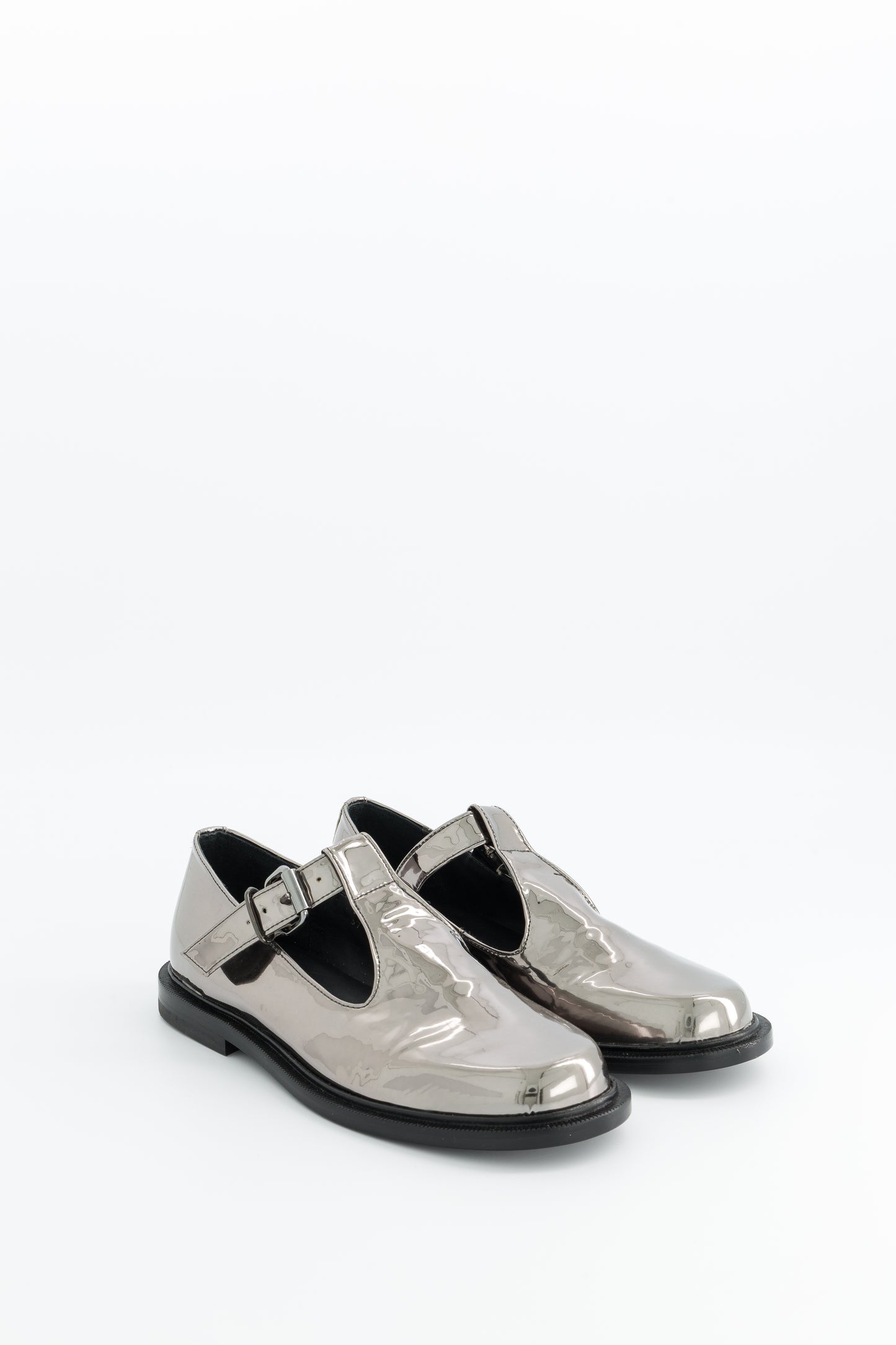 Iman T-Bar Shoes Silver