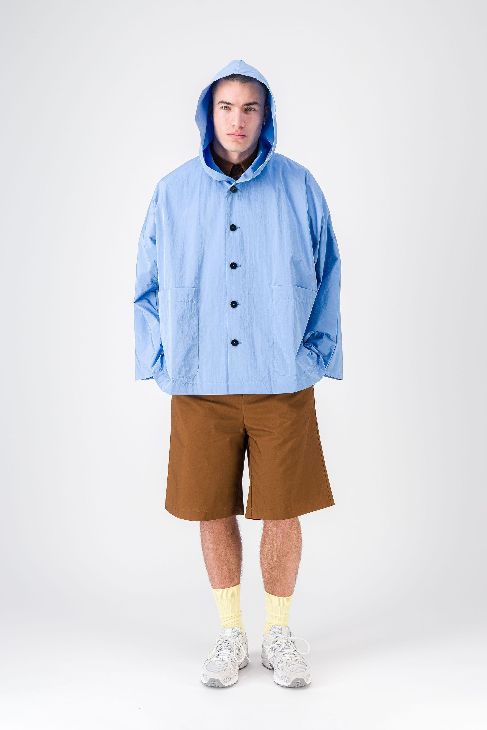 Wide Oversized Short Hoodie Jacket