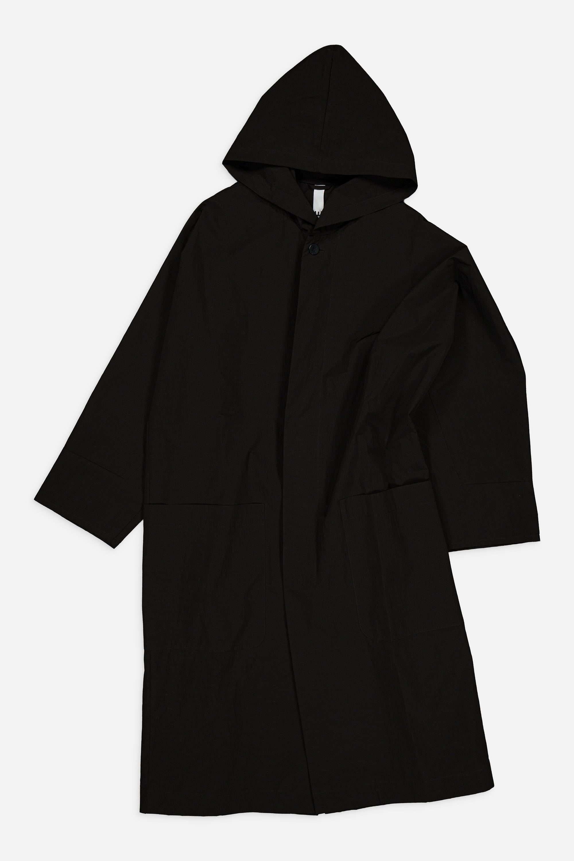 Wide Dramatic Black Coat