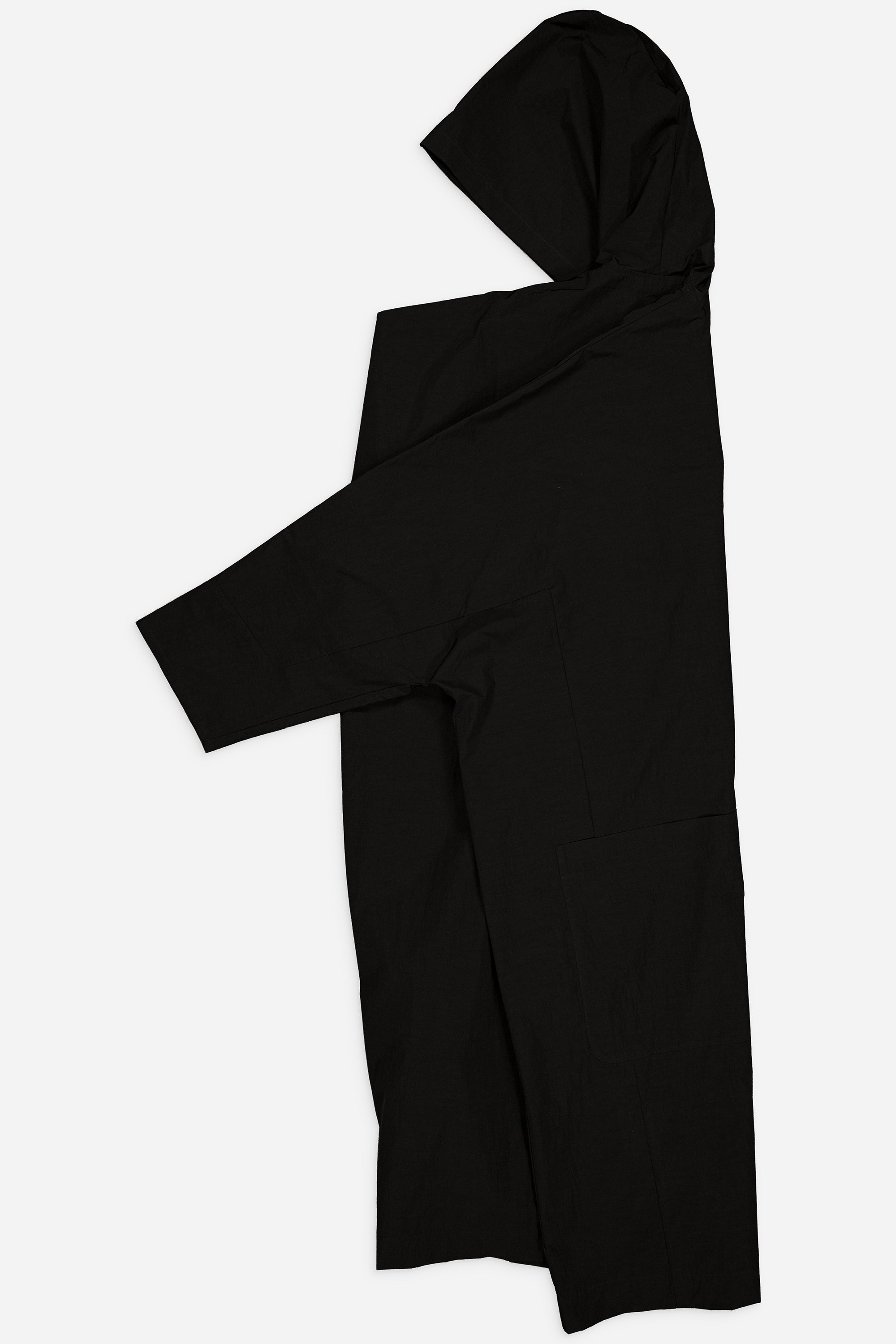 Wide Dramatic Black Coat