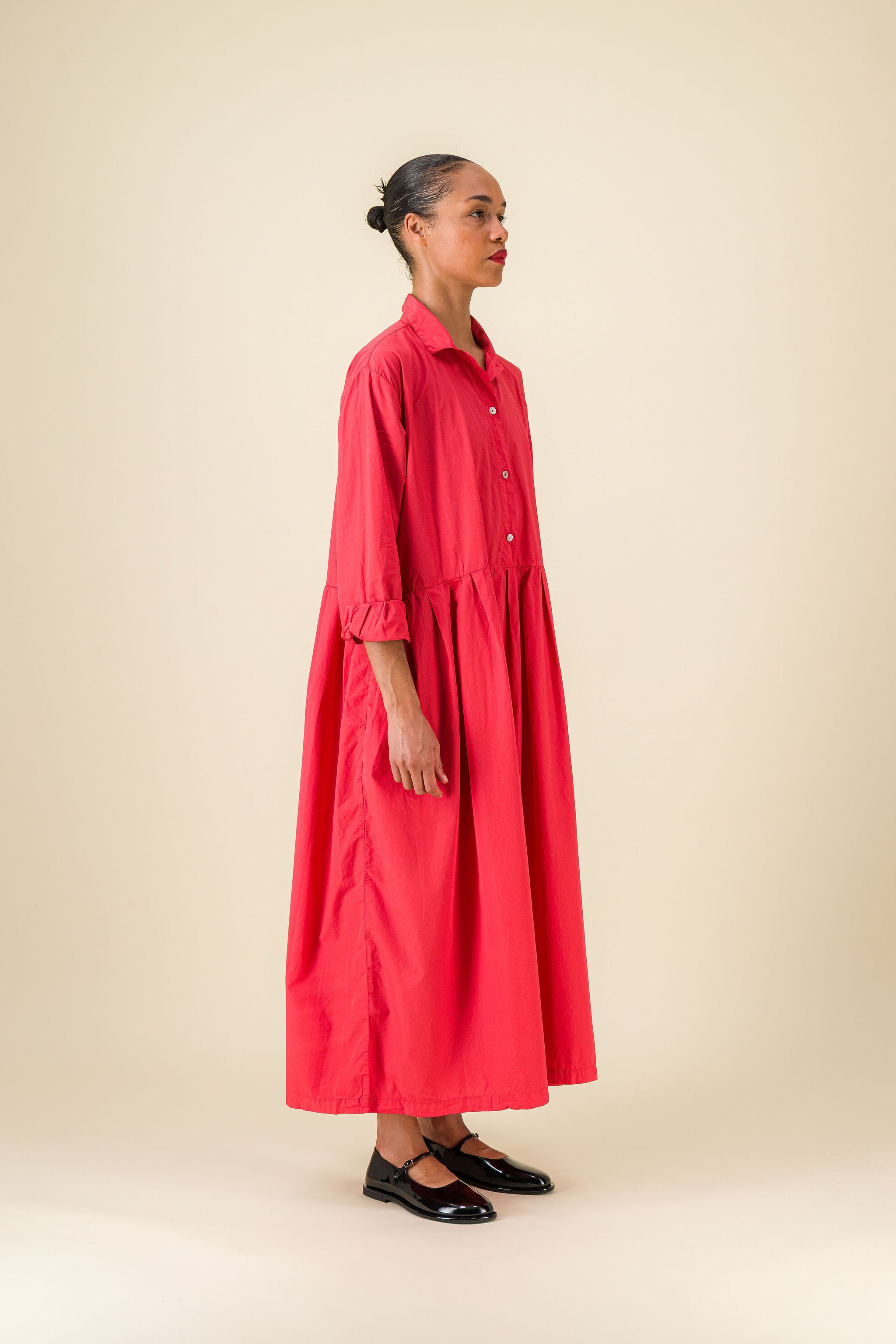Titi Dress Red Cotton Dress