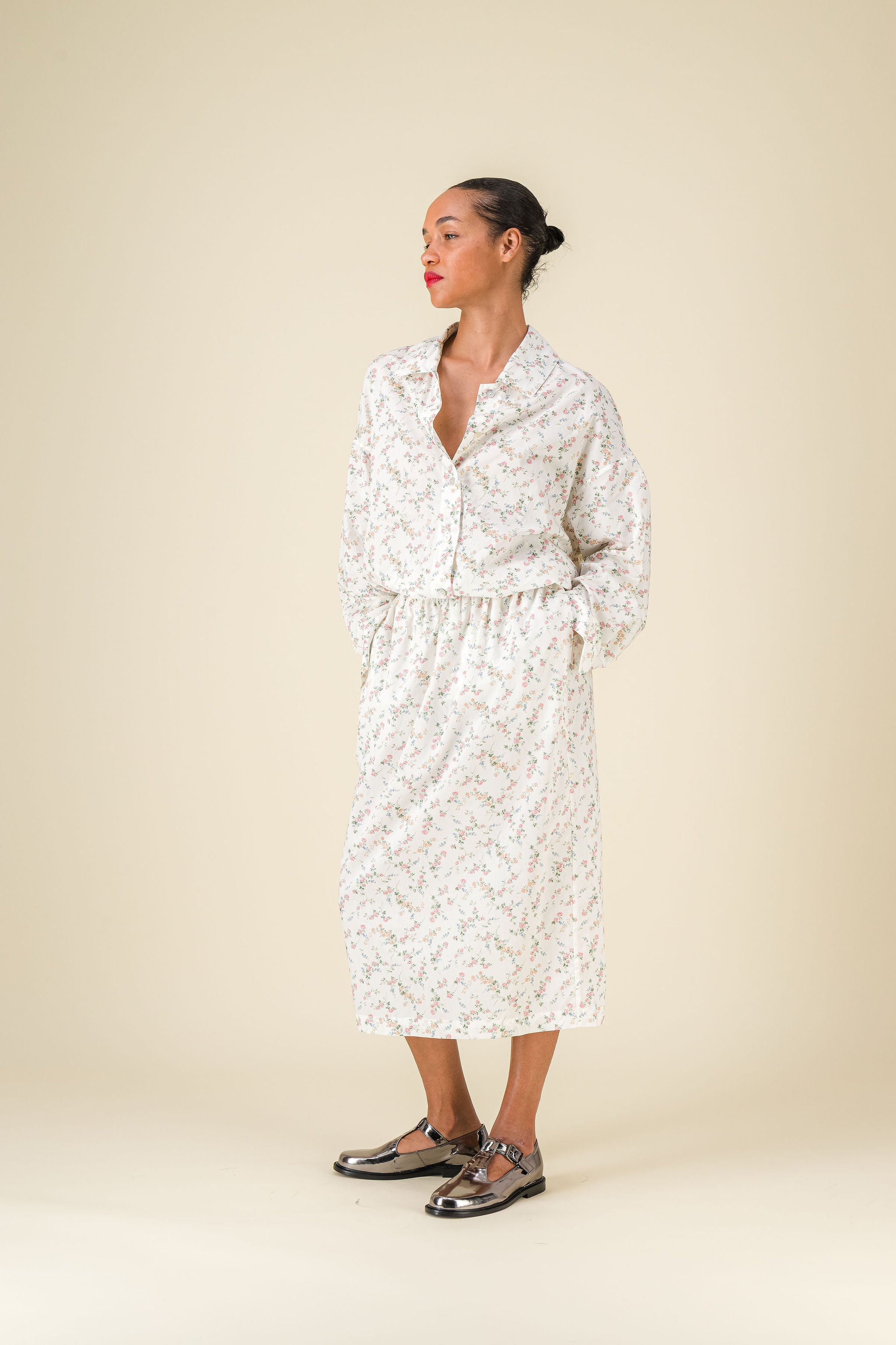 Claudia Liberty Flower Print Shirt