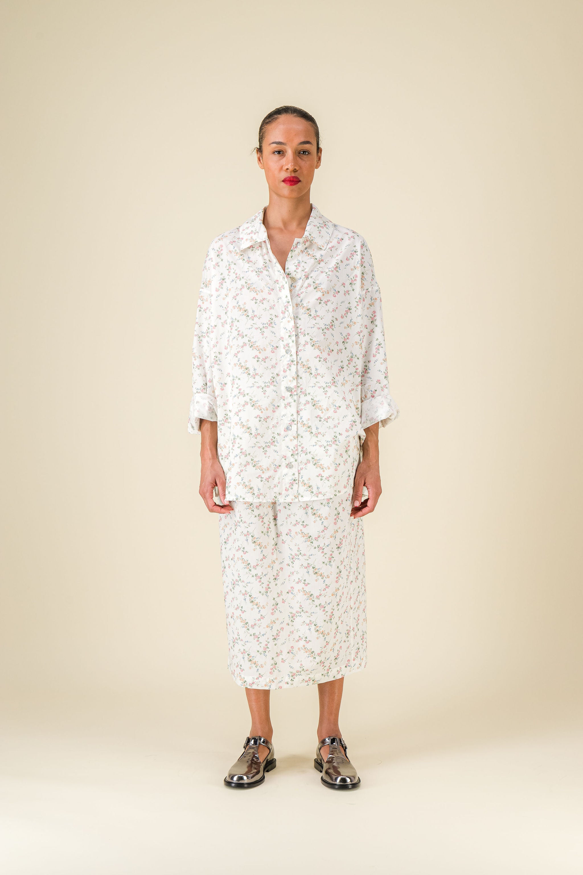 Claudia Liberty Flower Print Shirt