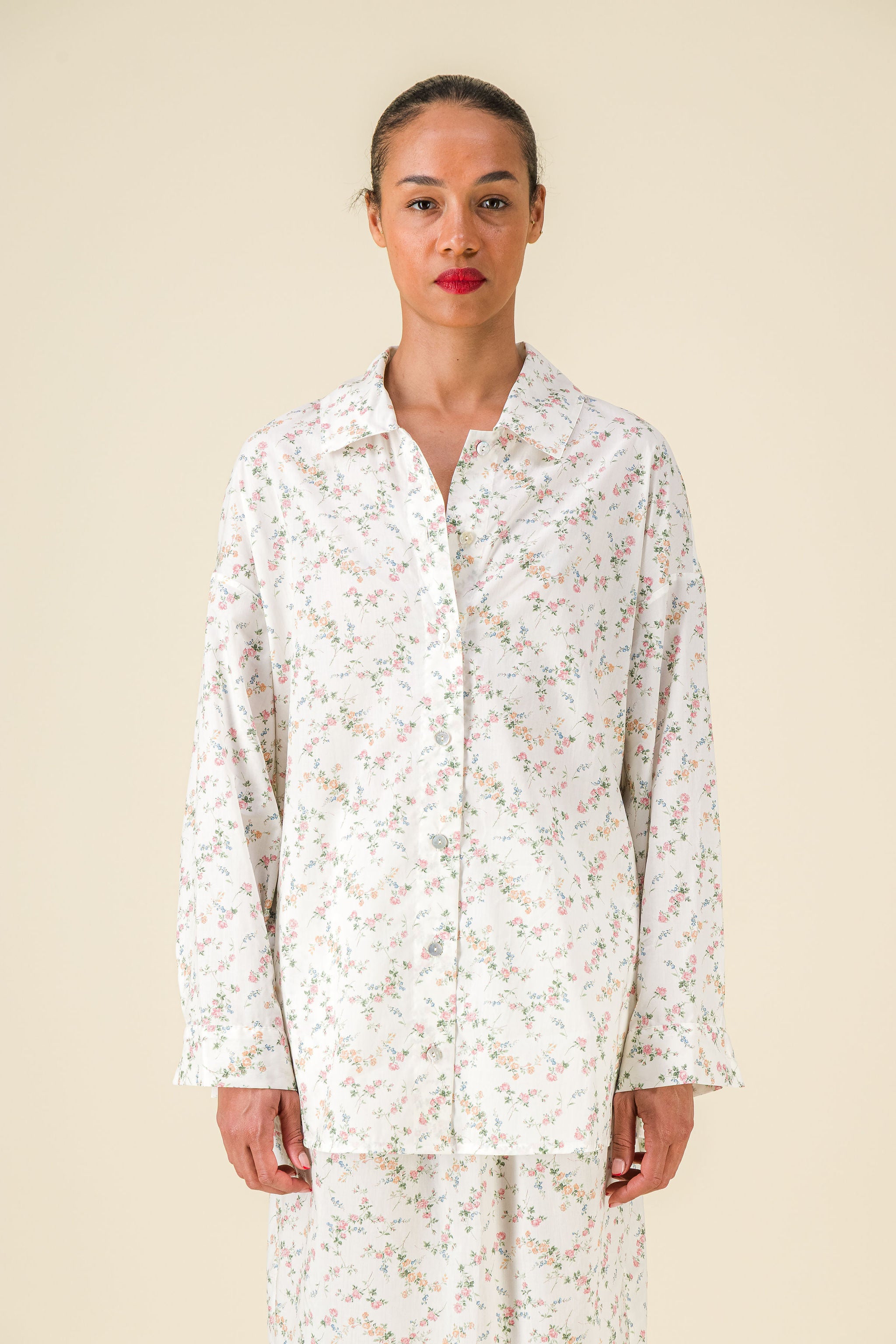 Claudia Liberty Flower Print Shirt