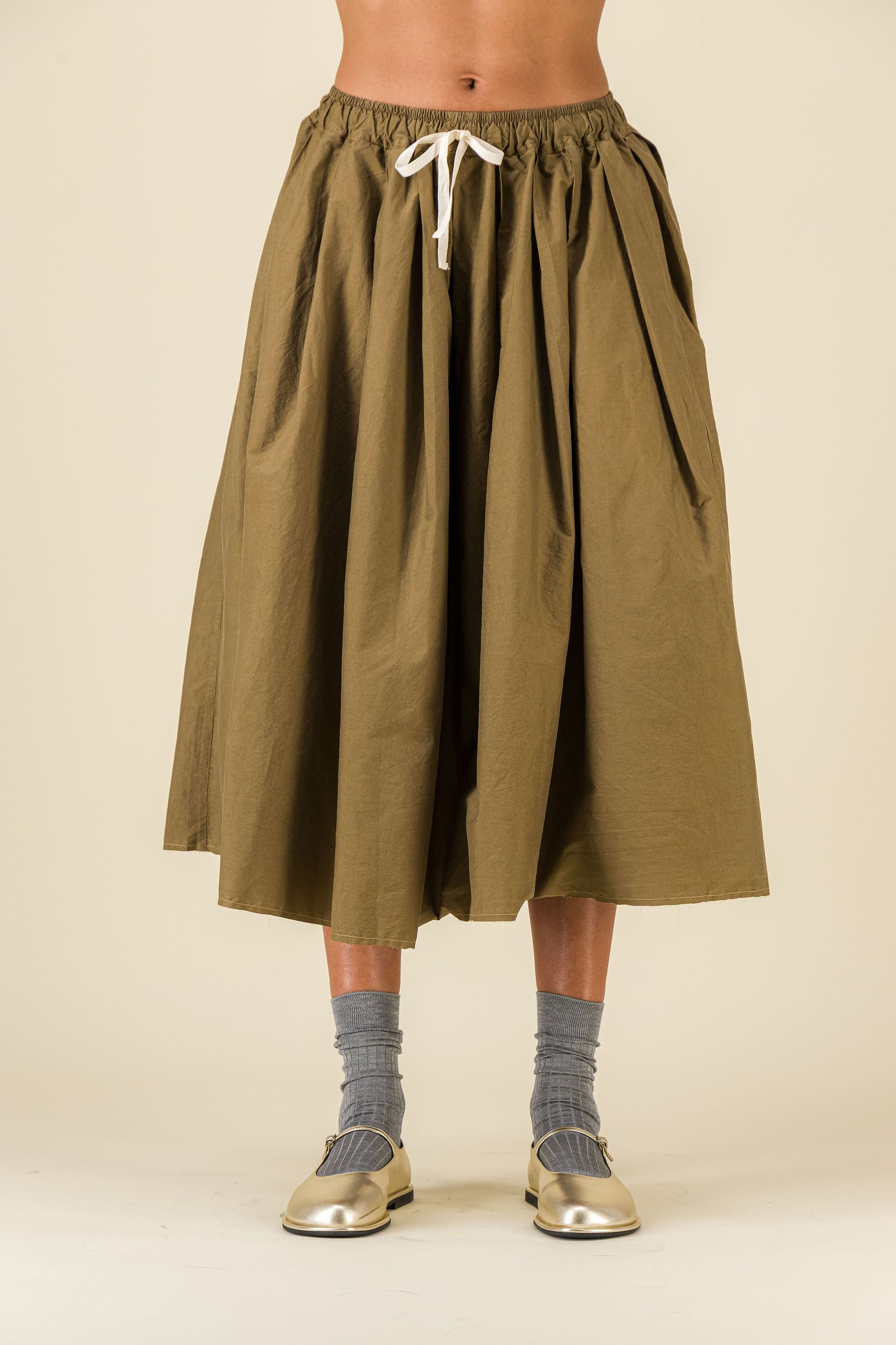 Gelsa Cotton Silk Bronze Skirt