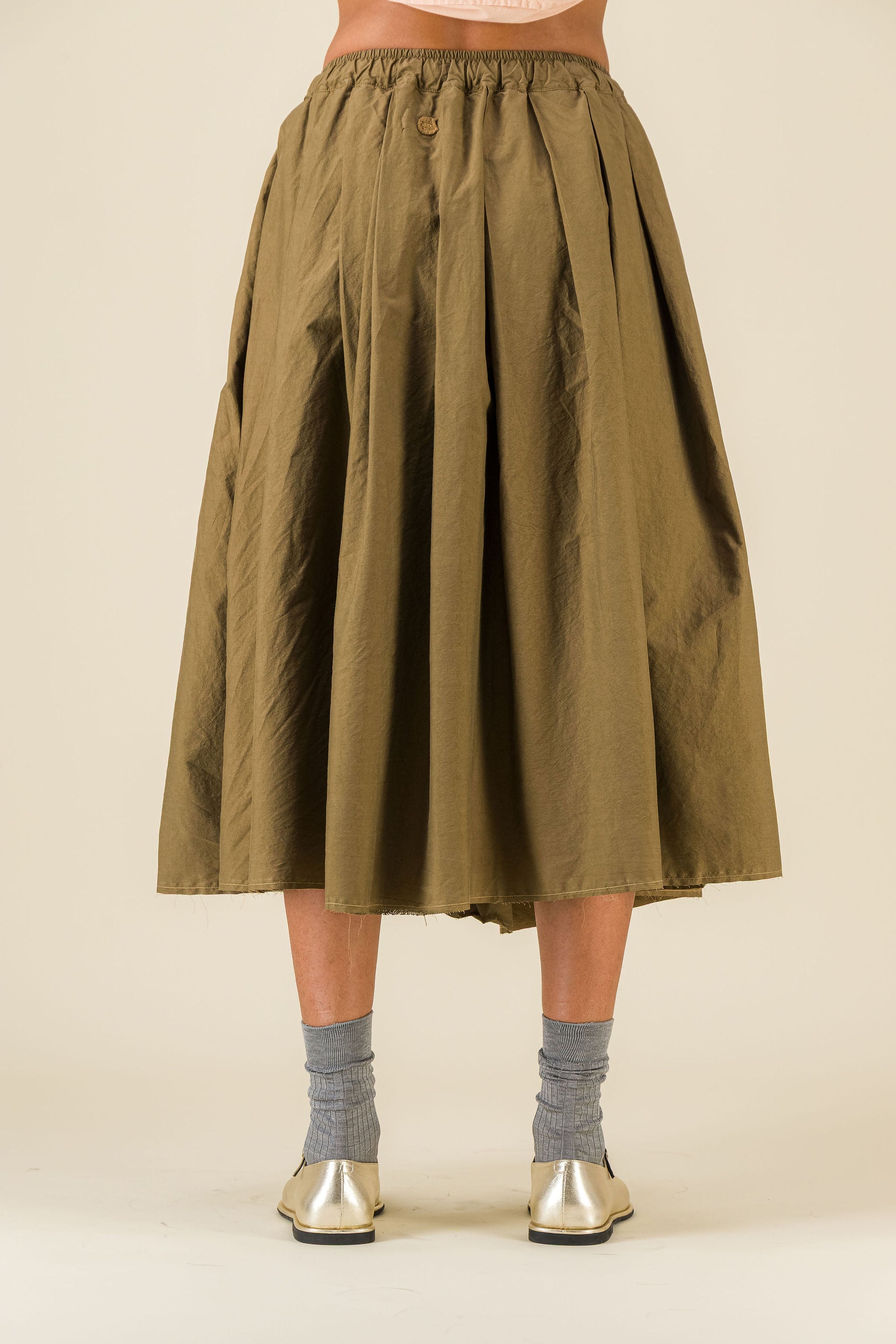 Gelsa Cotton Silk Bronze Skirt
