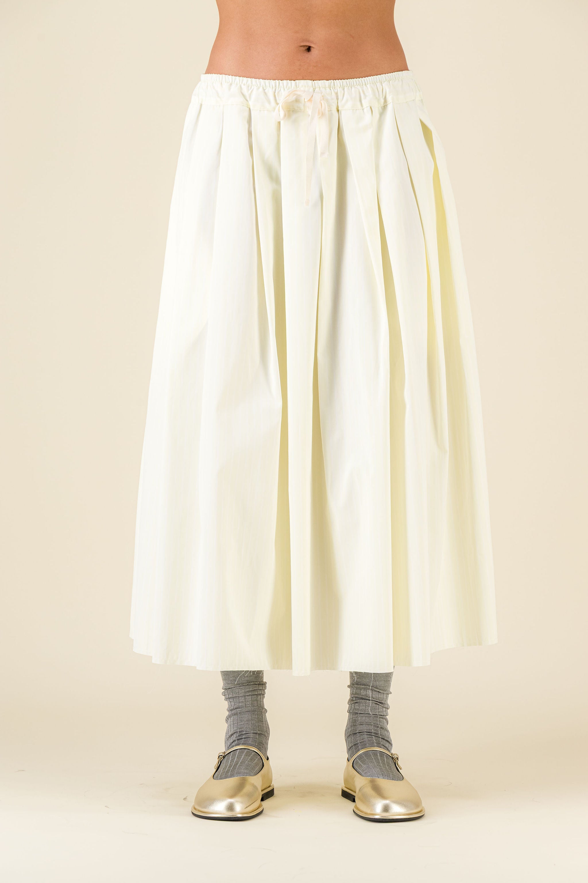 Gelsa Striped Popeline Yellow