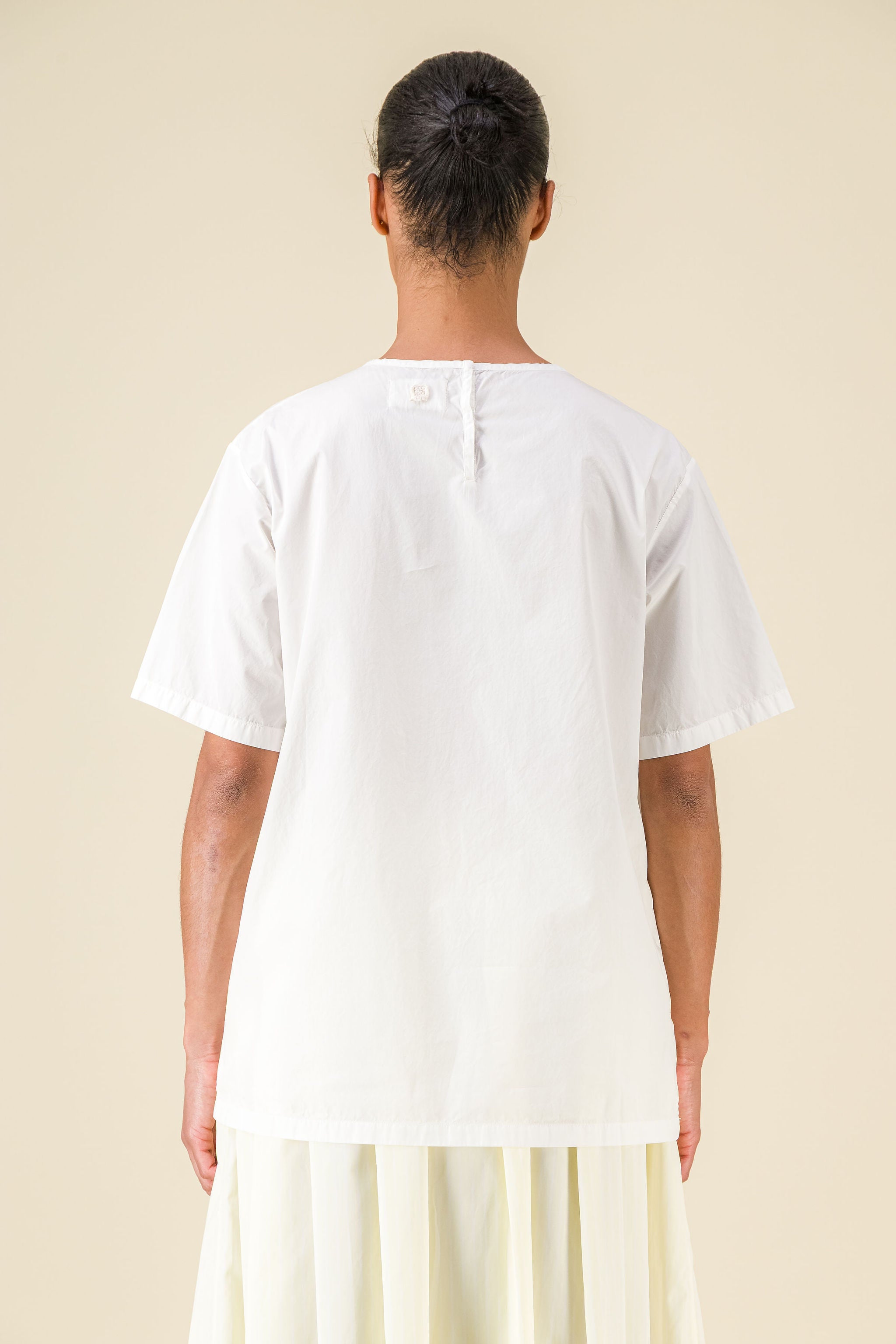 Pollen Light poplin white T-shirt