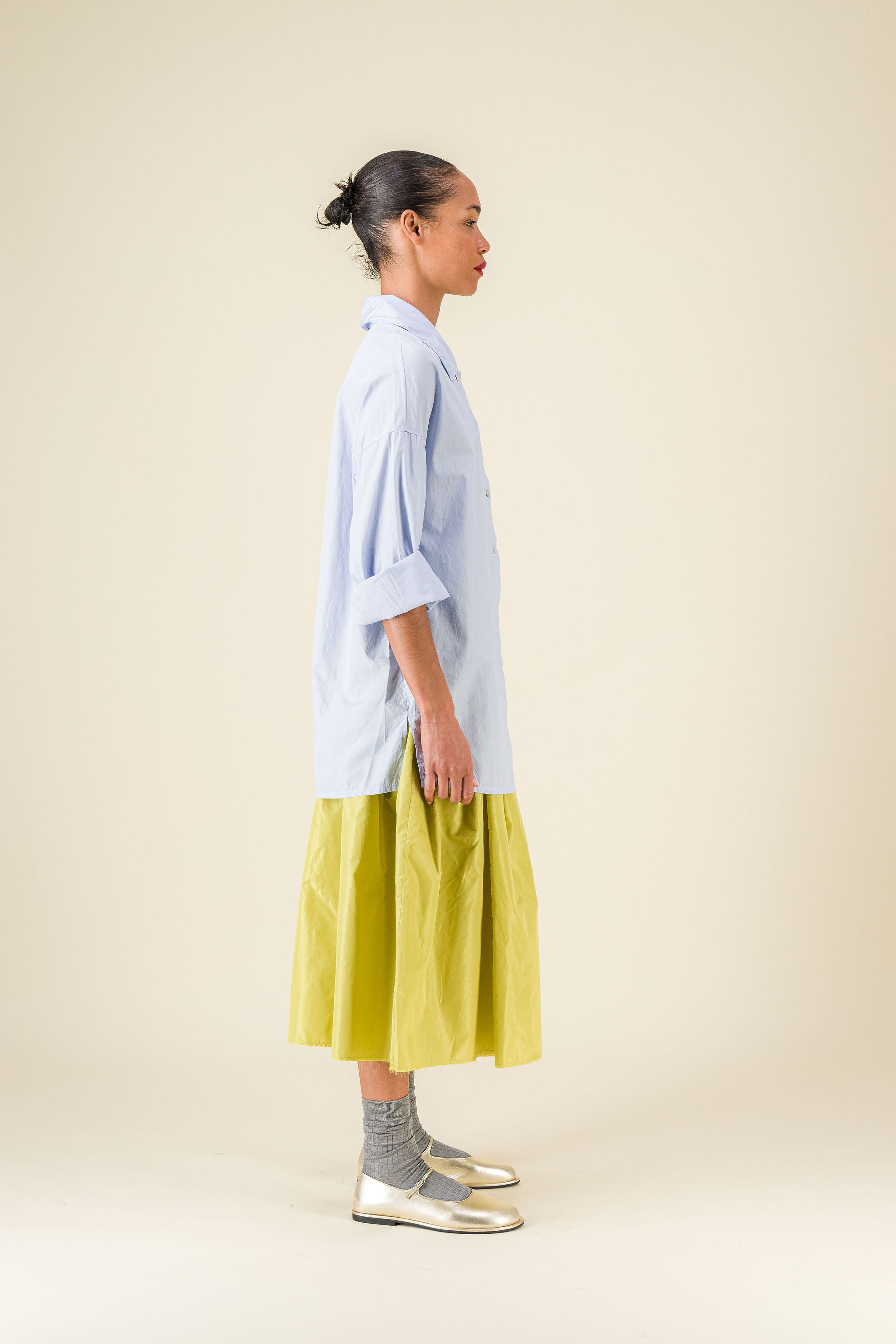 Gelsa Skirt Taffeta Pistacchio