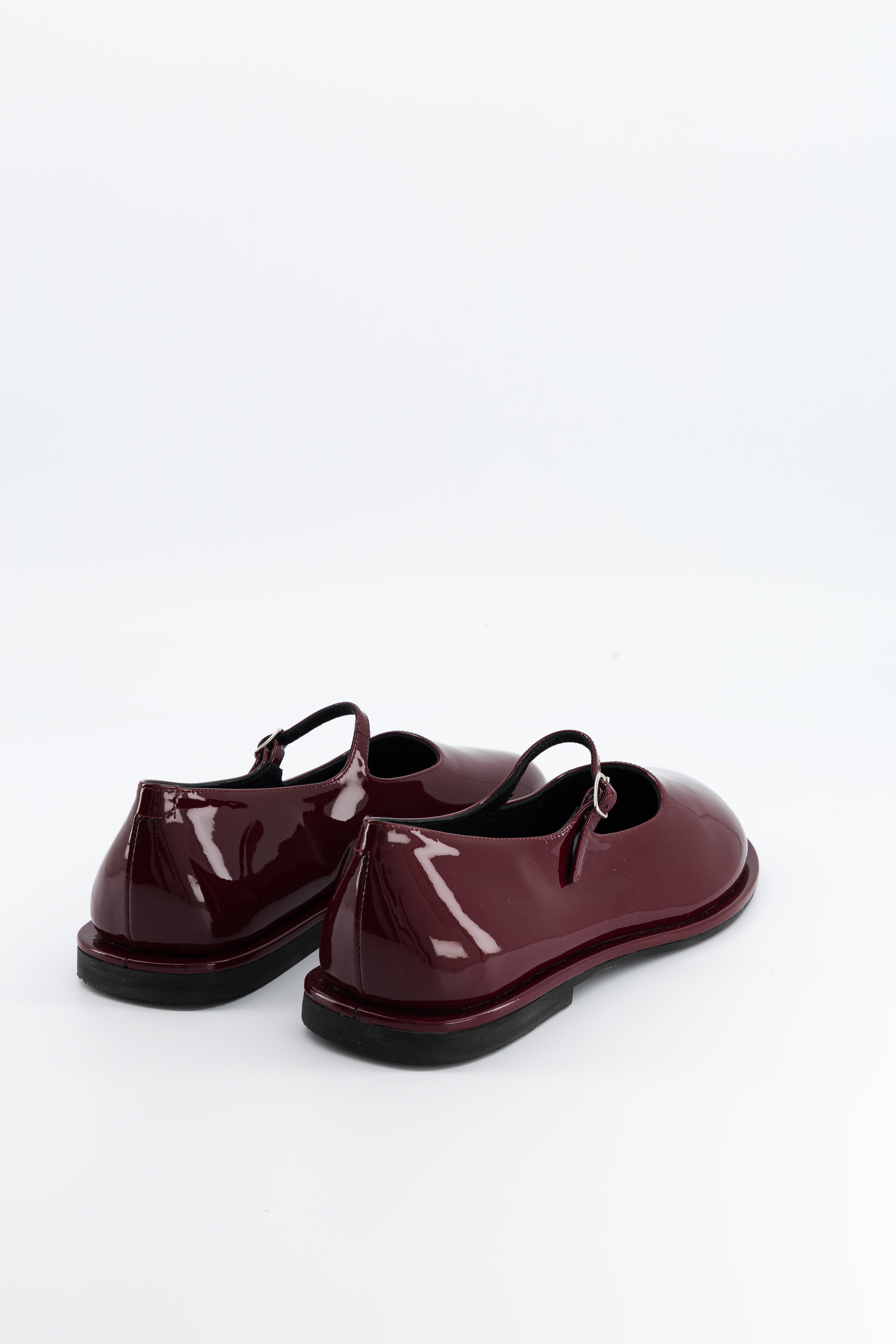 Buzzy Burgundy Patent Calf Mary Jane Anne Blum