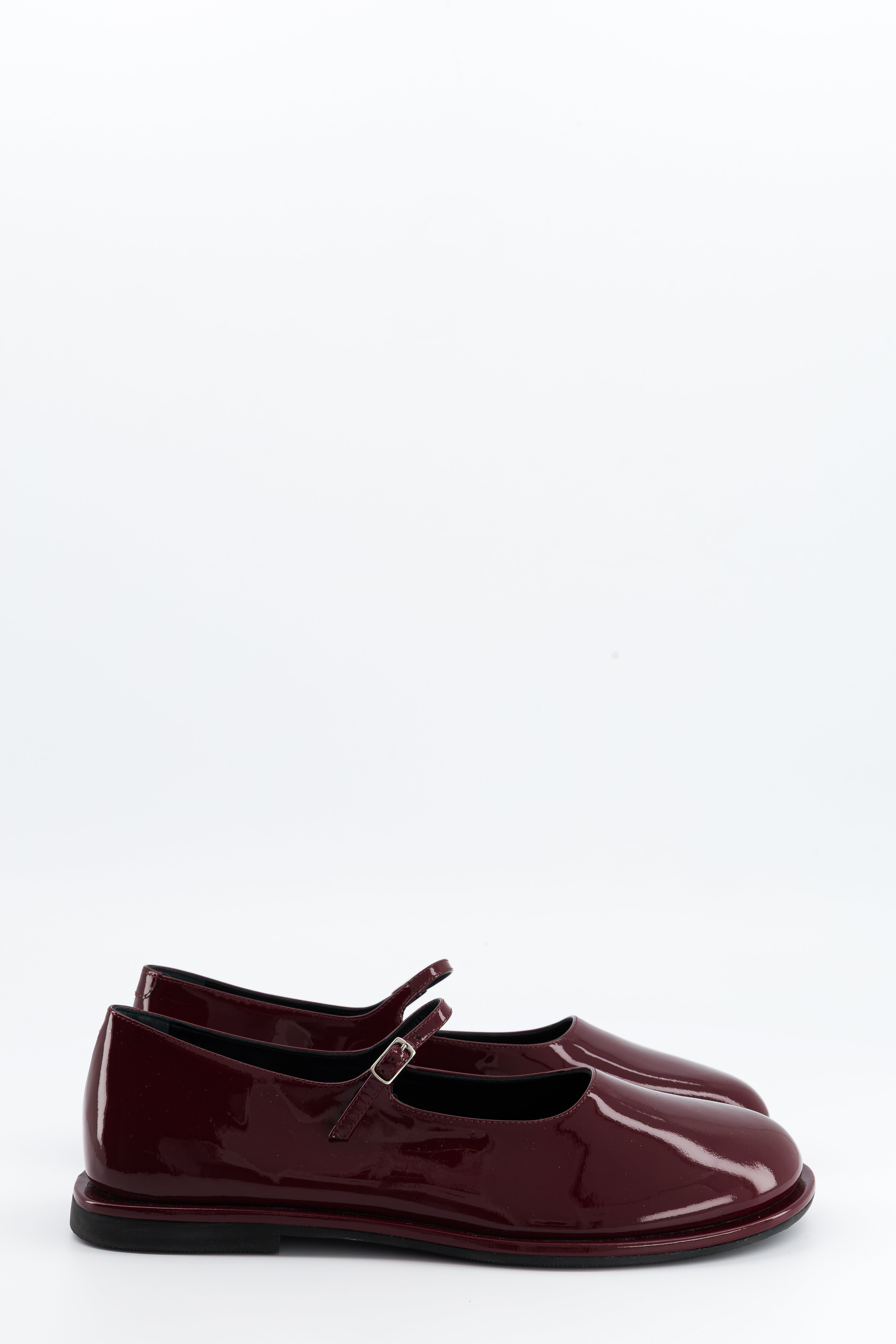 Buzzy Burgundy Patent Calf Mary Jane Anne Blum