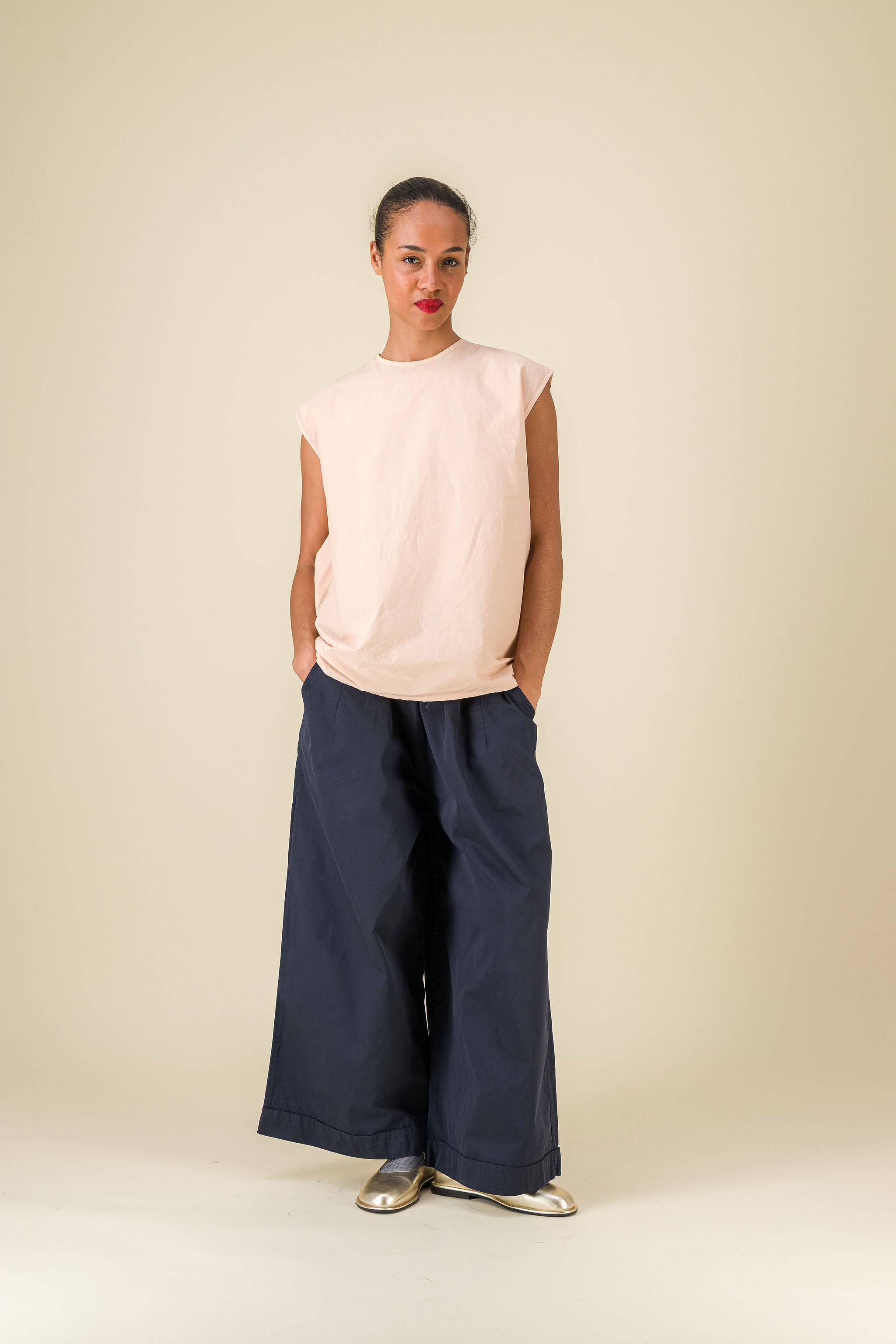 Cama Palazzo Pants Navy