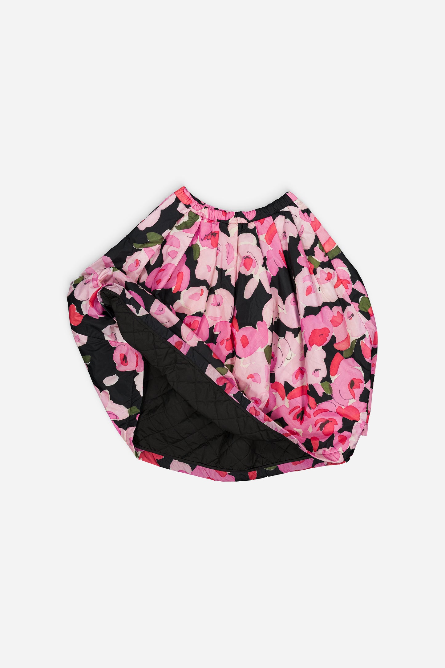 Sonia Skirt Reversible Pink Roses Print