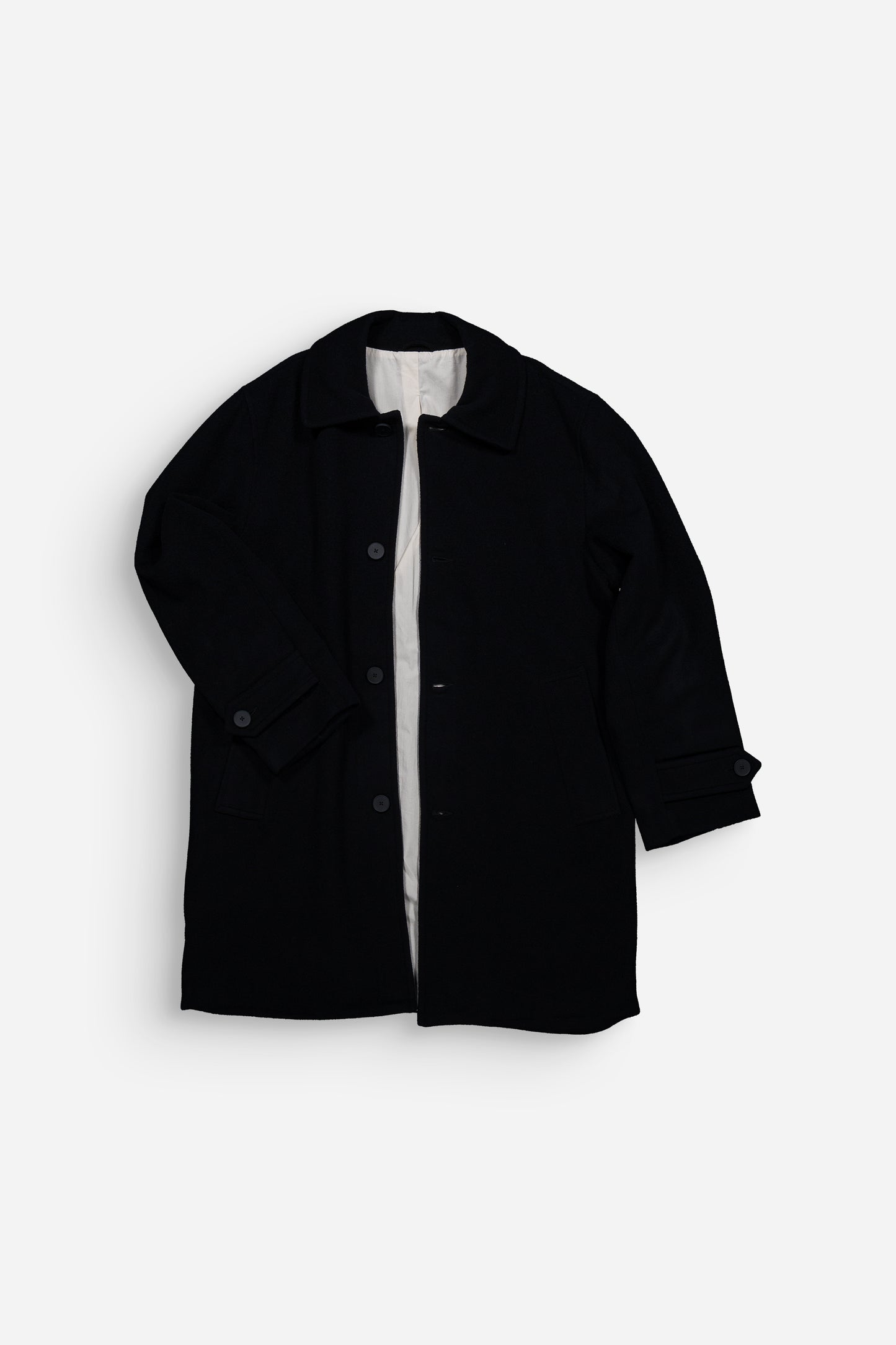 Caufield Long Coat Navy