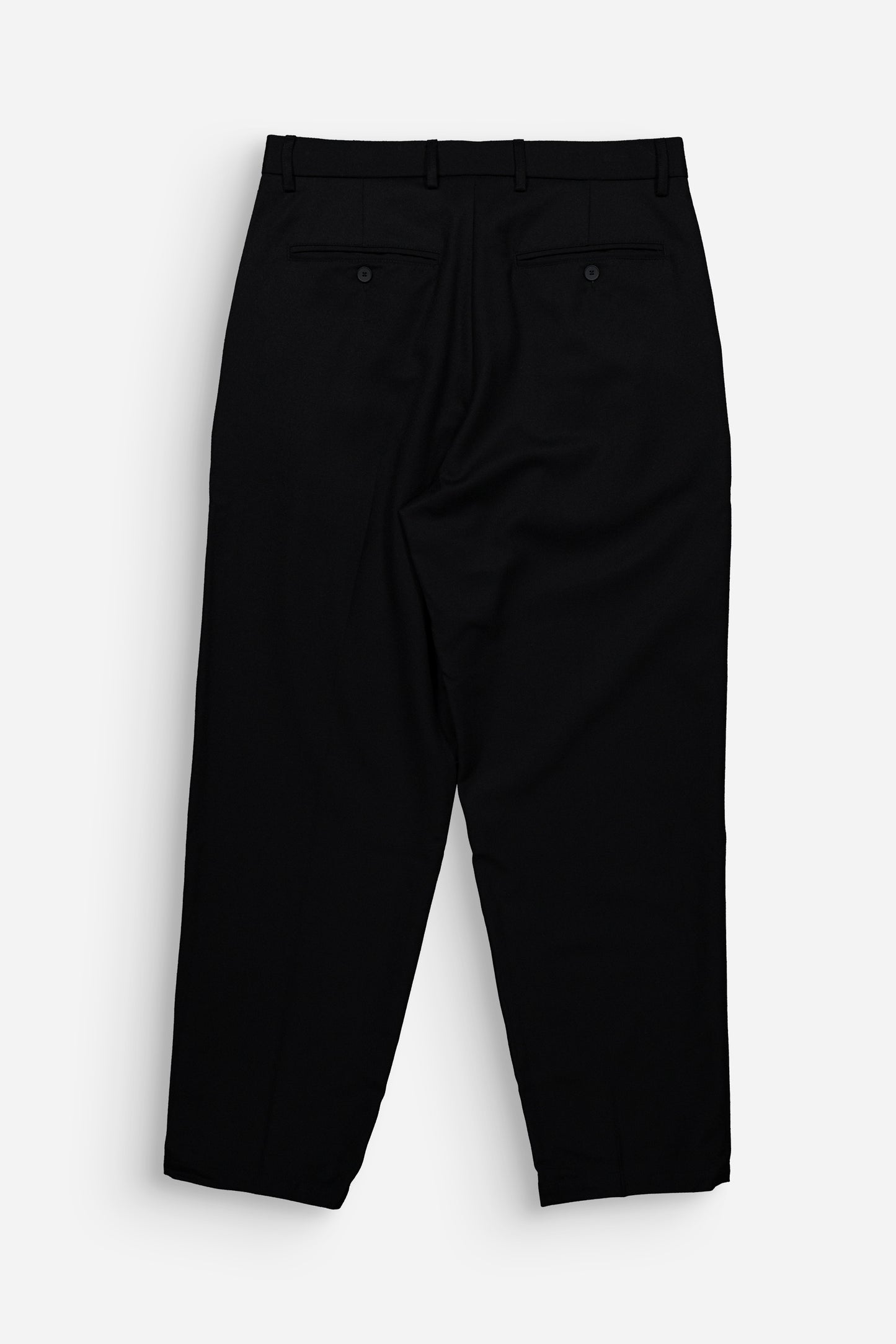Formal Pleats Pants Black