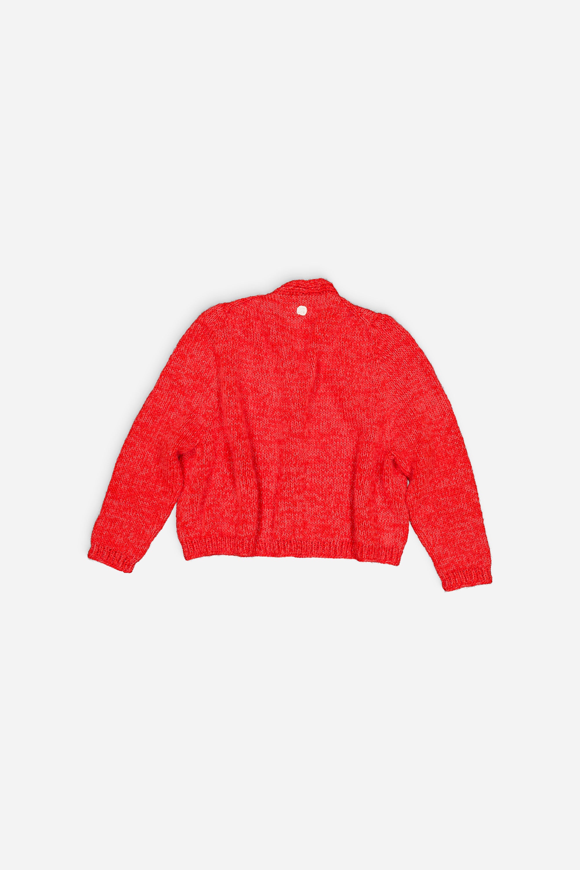 Nino hand-Knitted Cardigan Coral