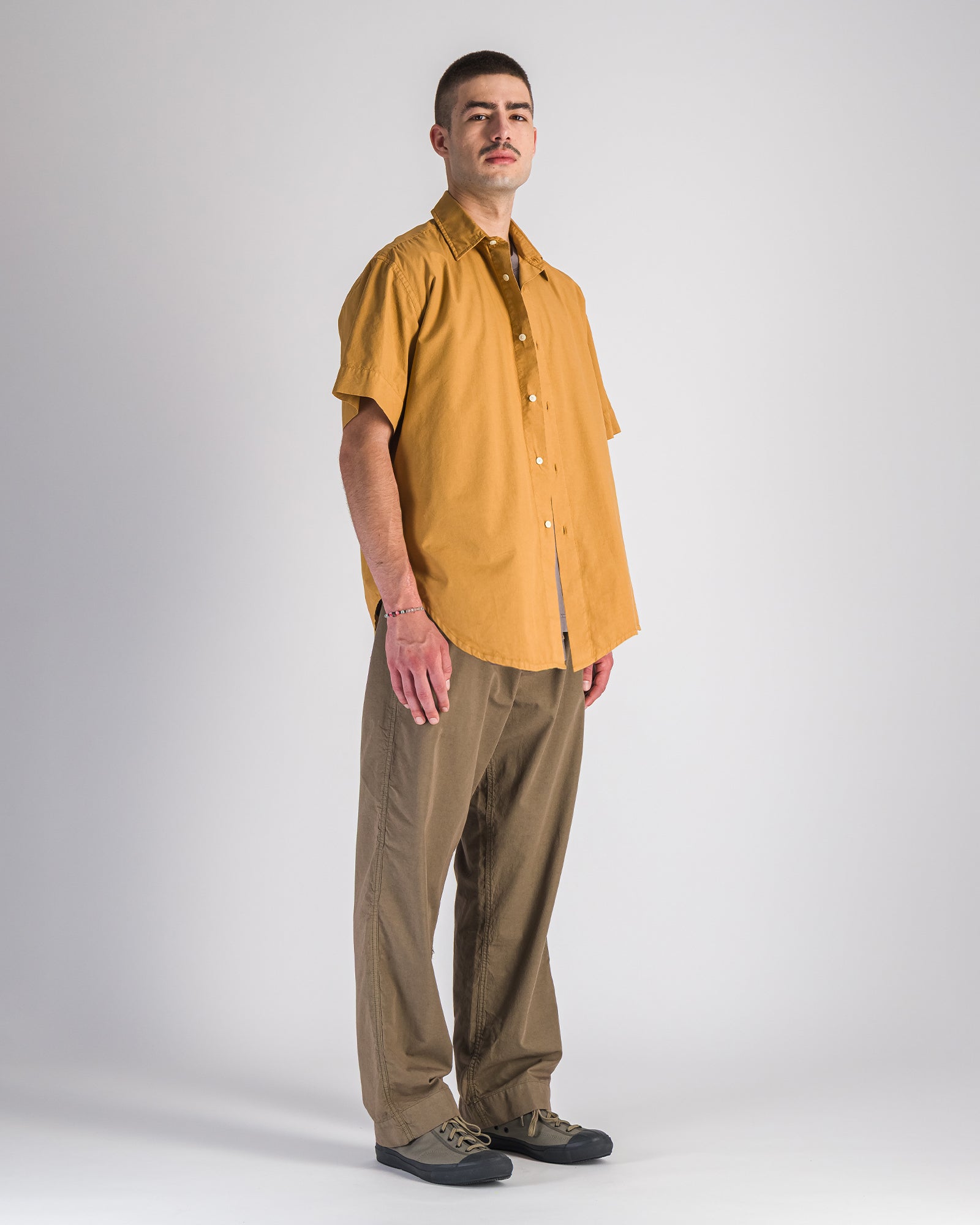 Joey Short Sleeves Shirt Burnt Orange
