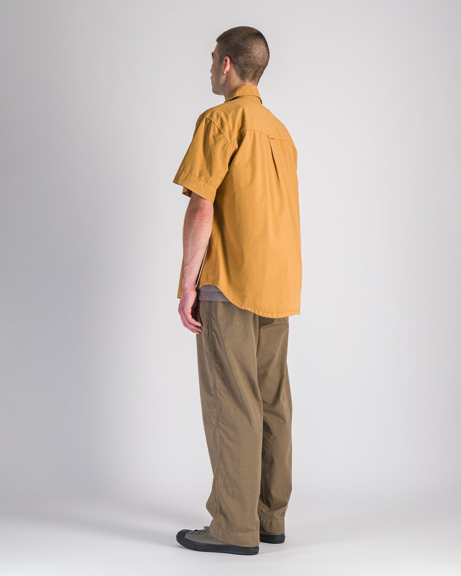 Joey Short Sleeves Shirt Burnt Orange