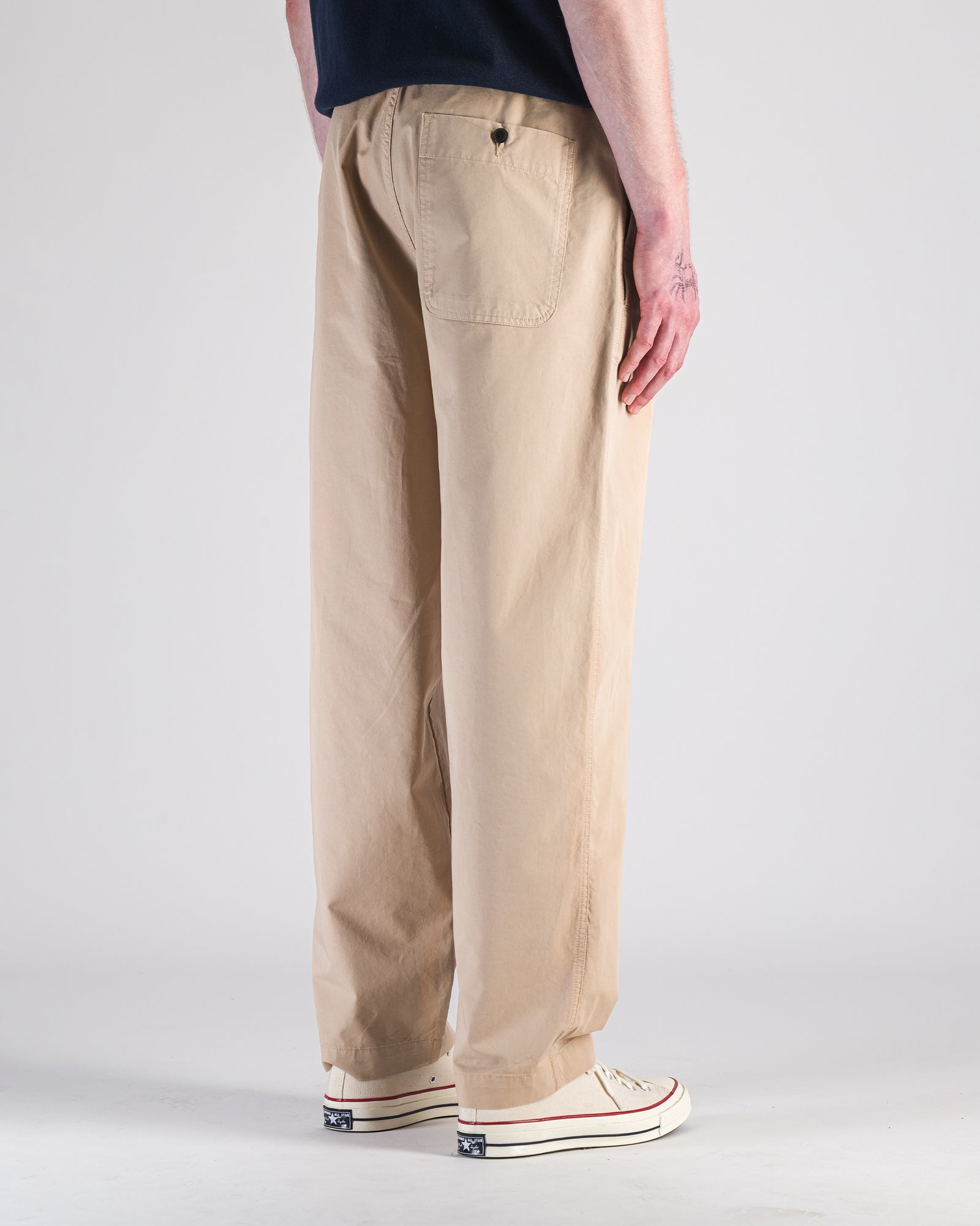Nomad Cotton Twill Trousers Light Beige