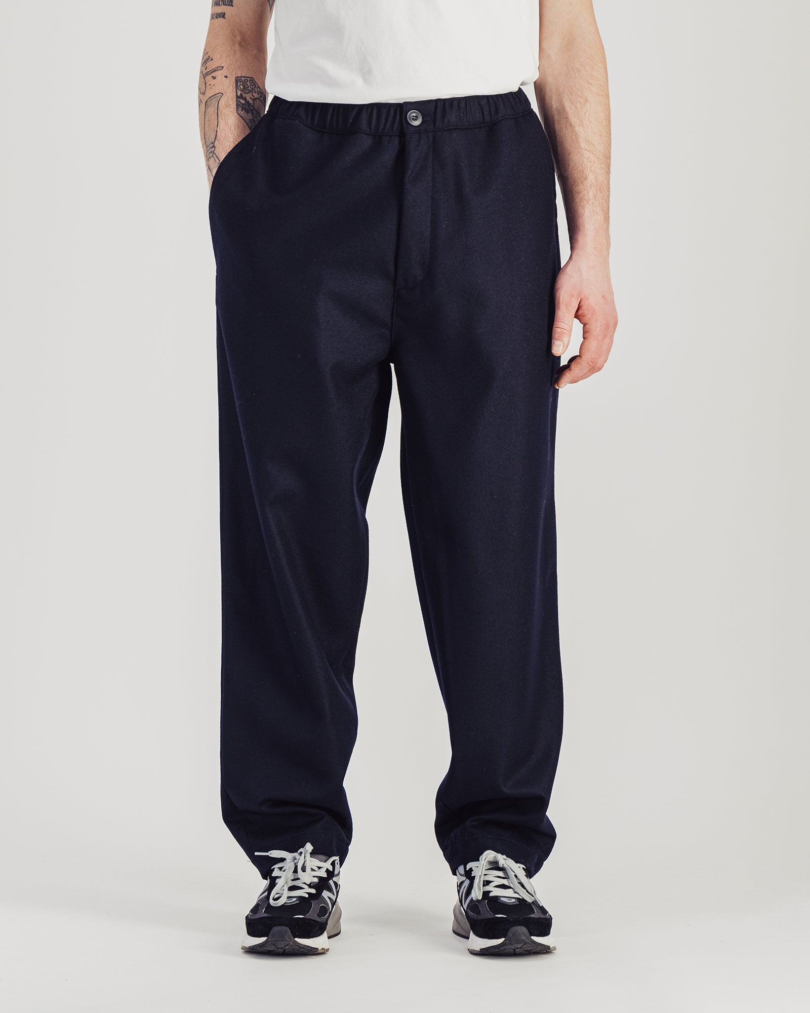 Nomad Wool Pants Navy