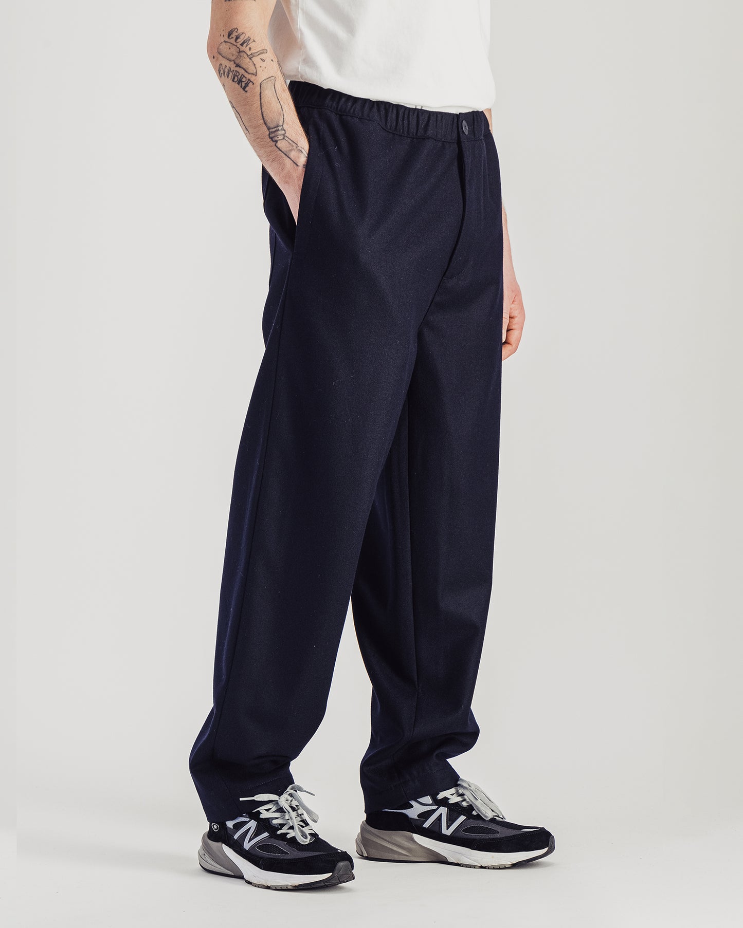 Nomad Wool Pants Navy