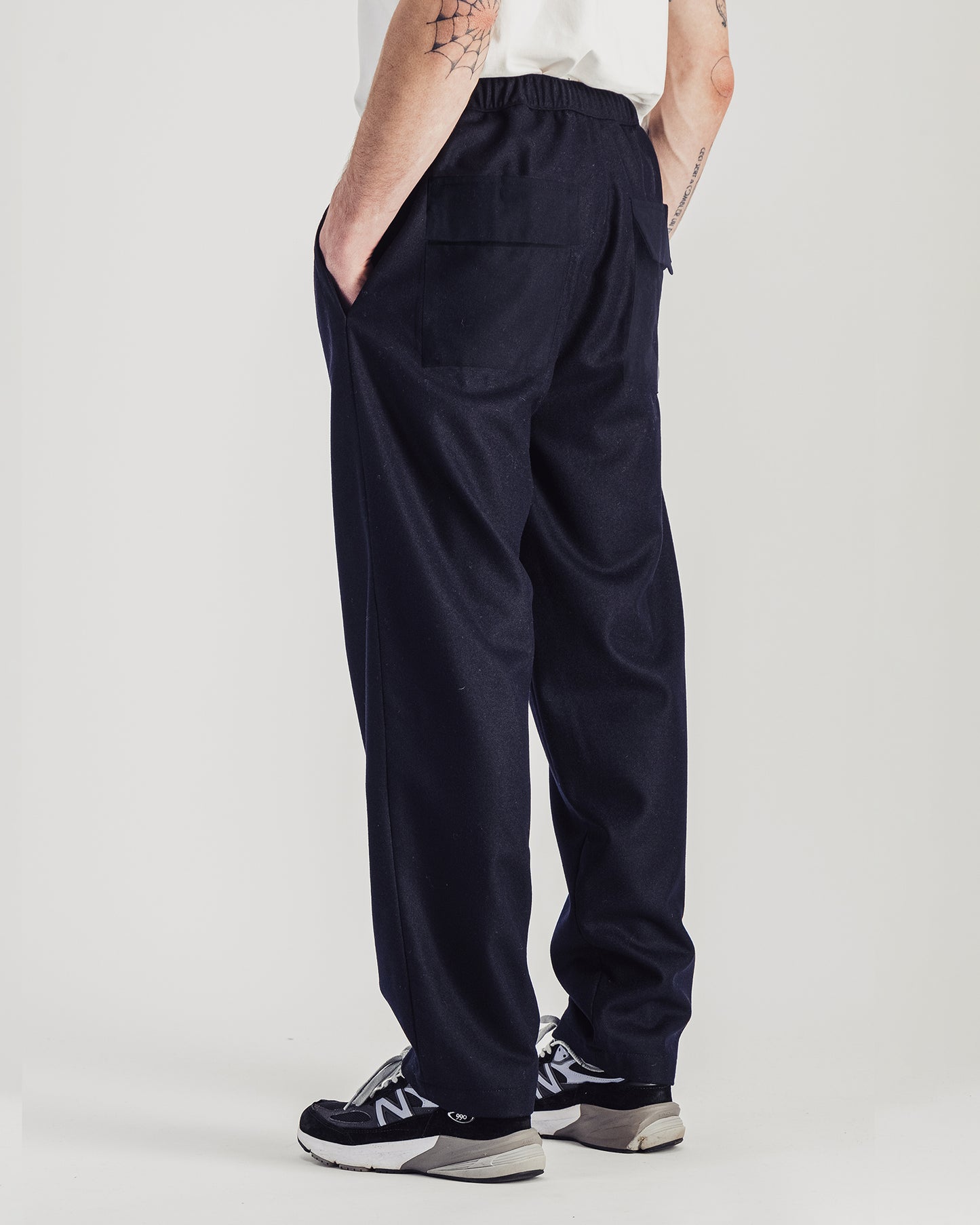 Nomad Wool Pants Navy