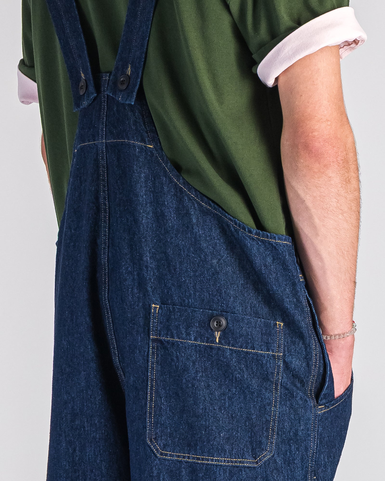 Stanley Dungarees Stone Wash Denim