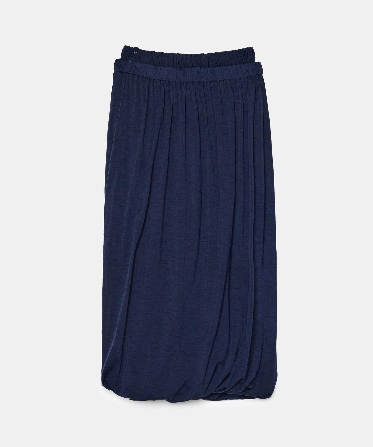Babaco Wool Jersey Skirt Navy