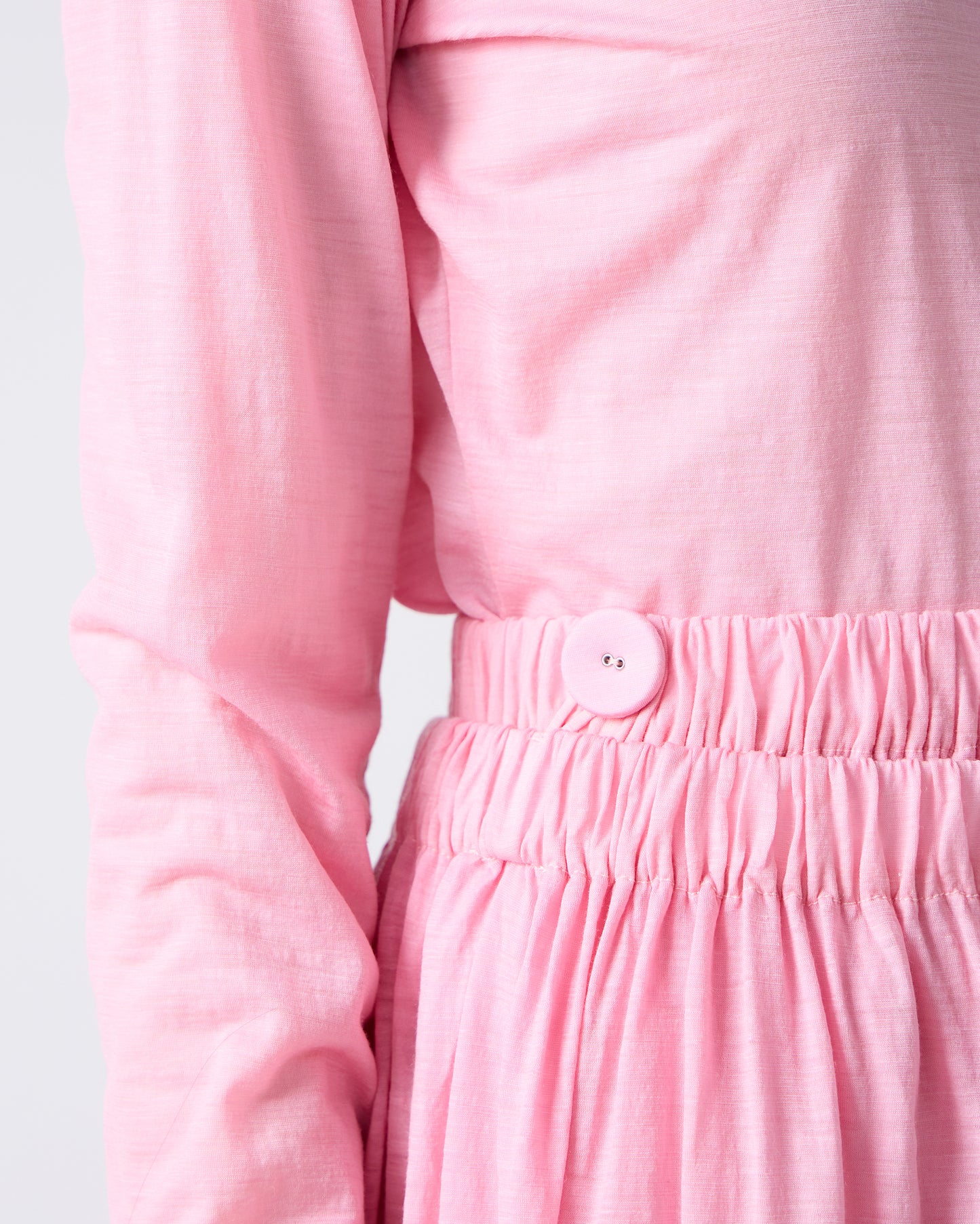 Babaco Wool Jersey Skirt Pink