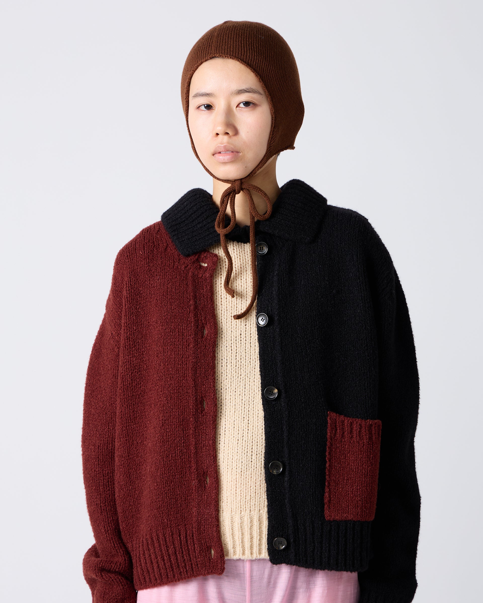 Babaco Cashmere Knit Cap Pink