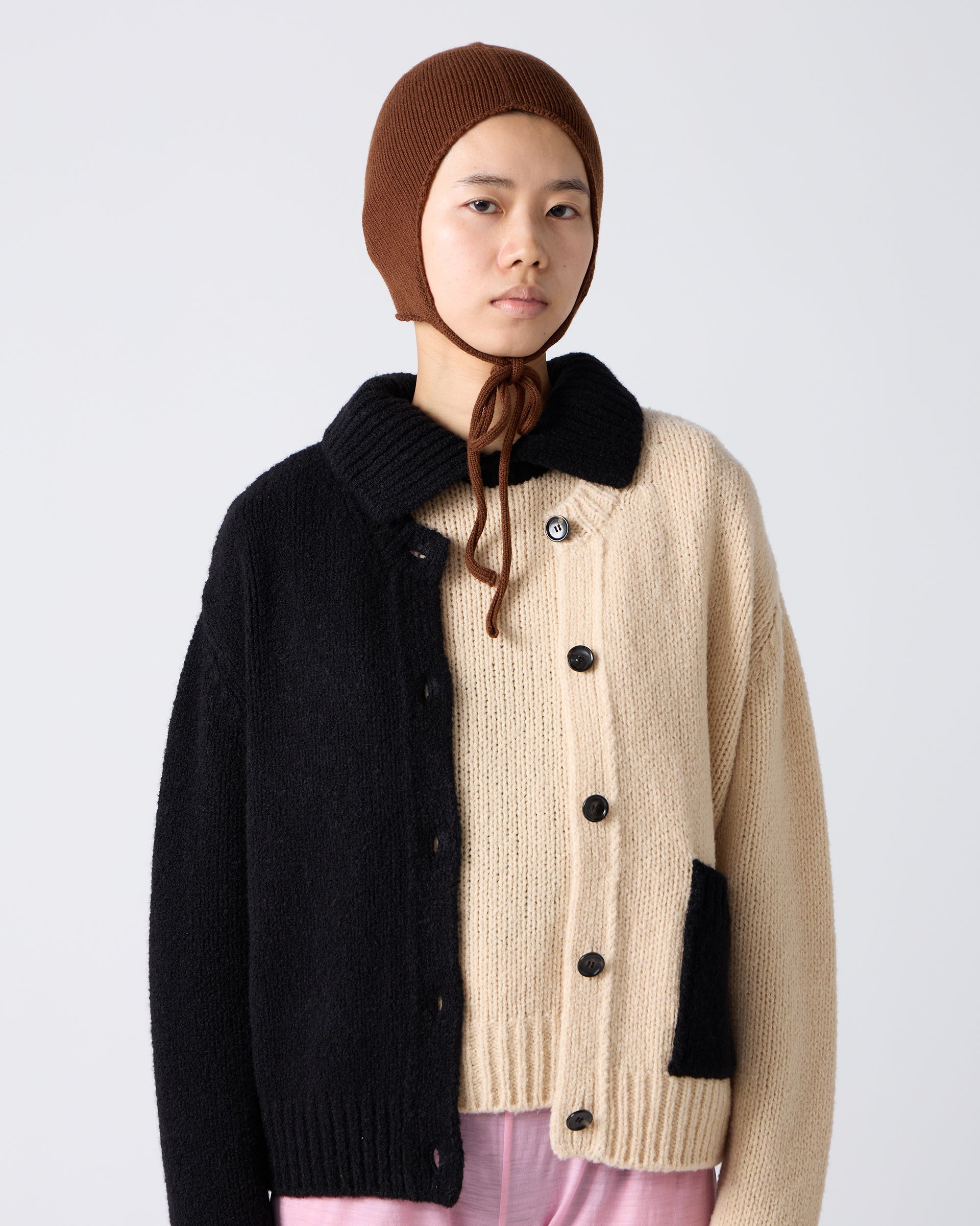 Babaco Cashmere Knit Cap Anthracite 니트 모자