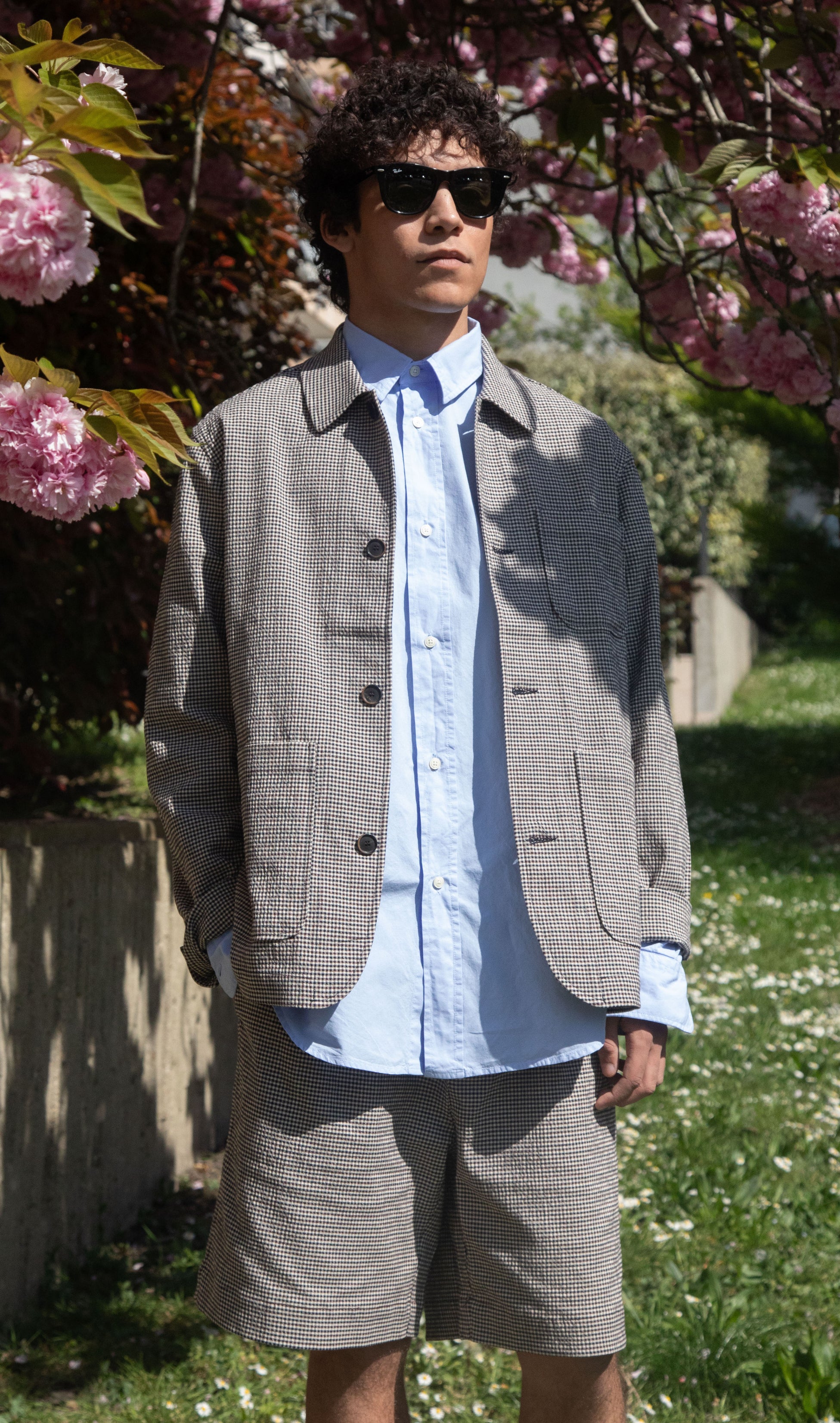 Two Pleats Bermudas Parages