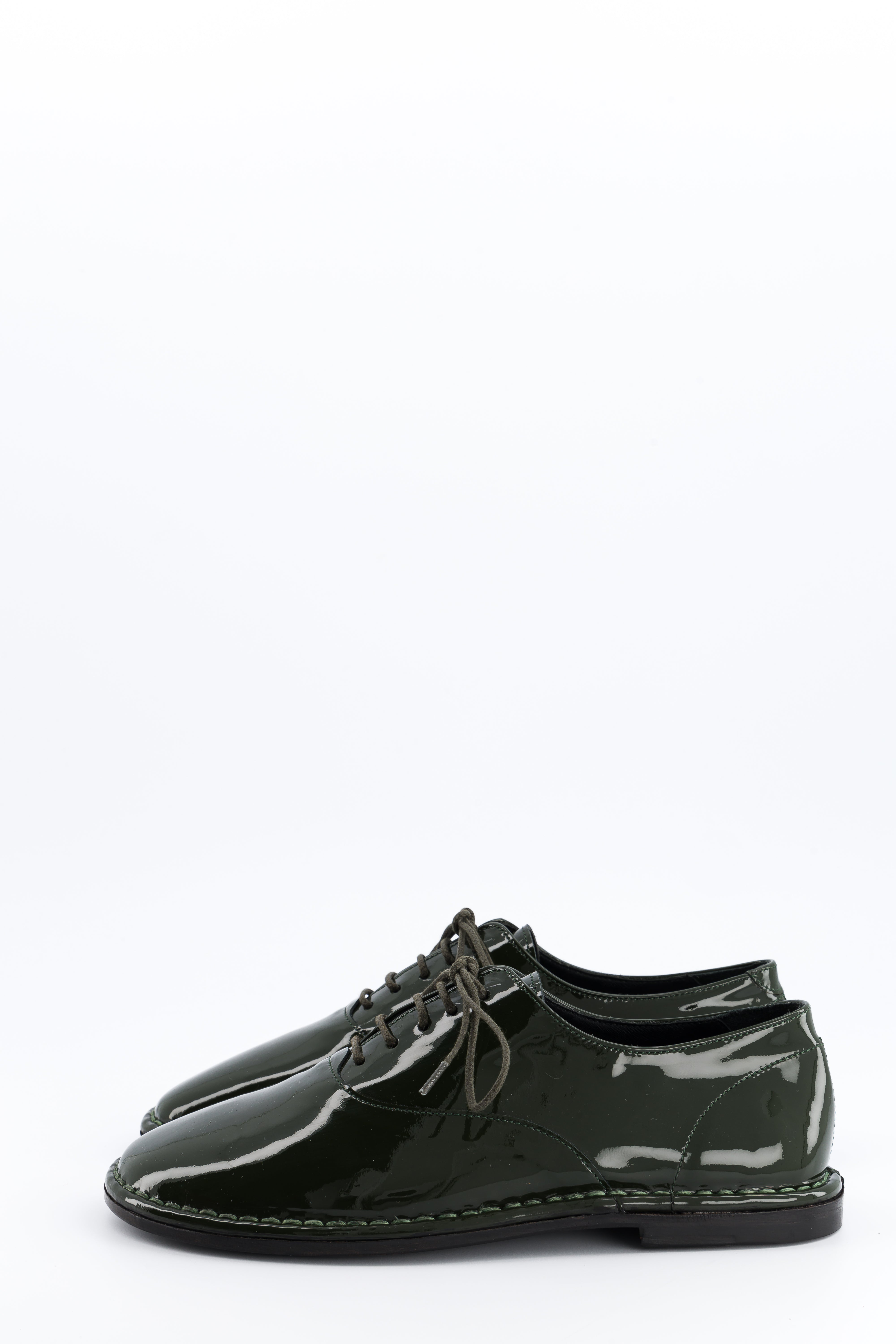 Bonnie Patent Calf Forest Green
