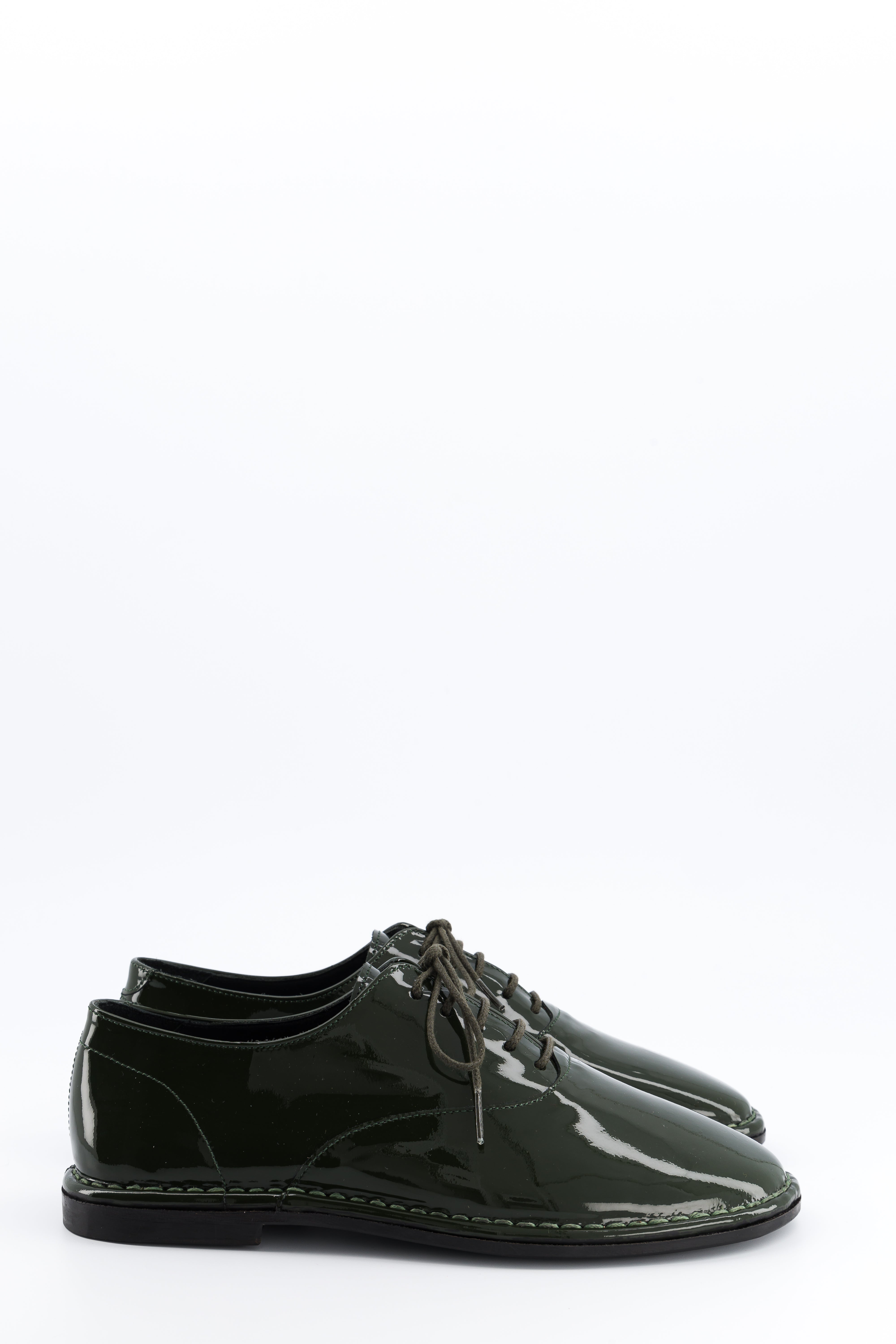 Bonnie Patent Calf Forest Green