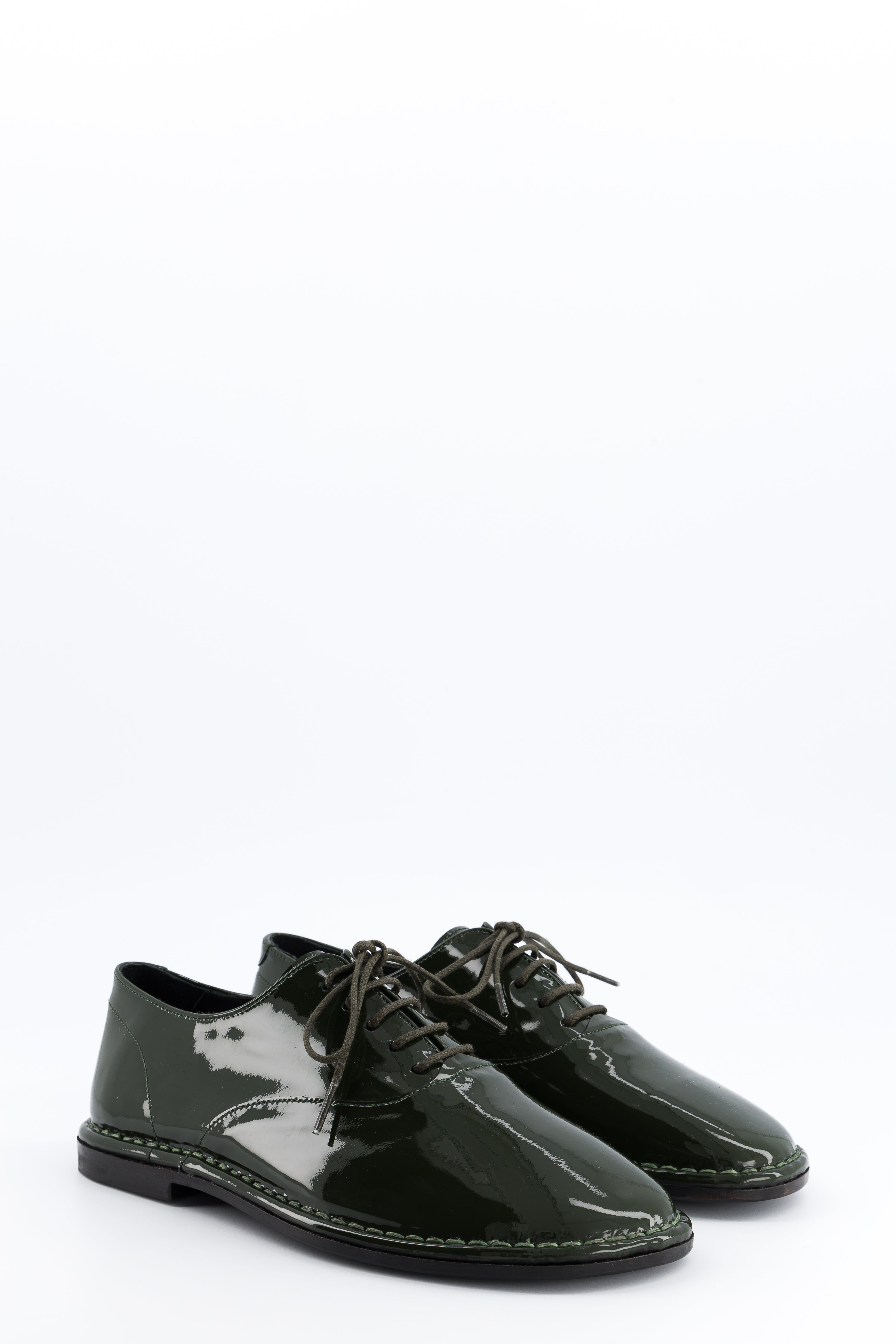 Bonnie Patent Calf Forest Green