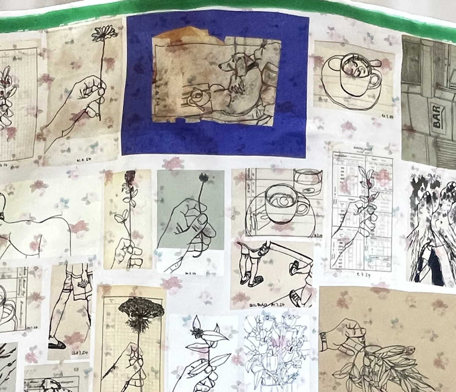 Konrad Gloria Silk Foulard Diary