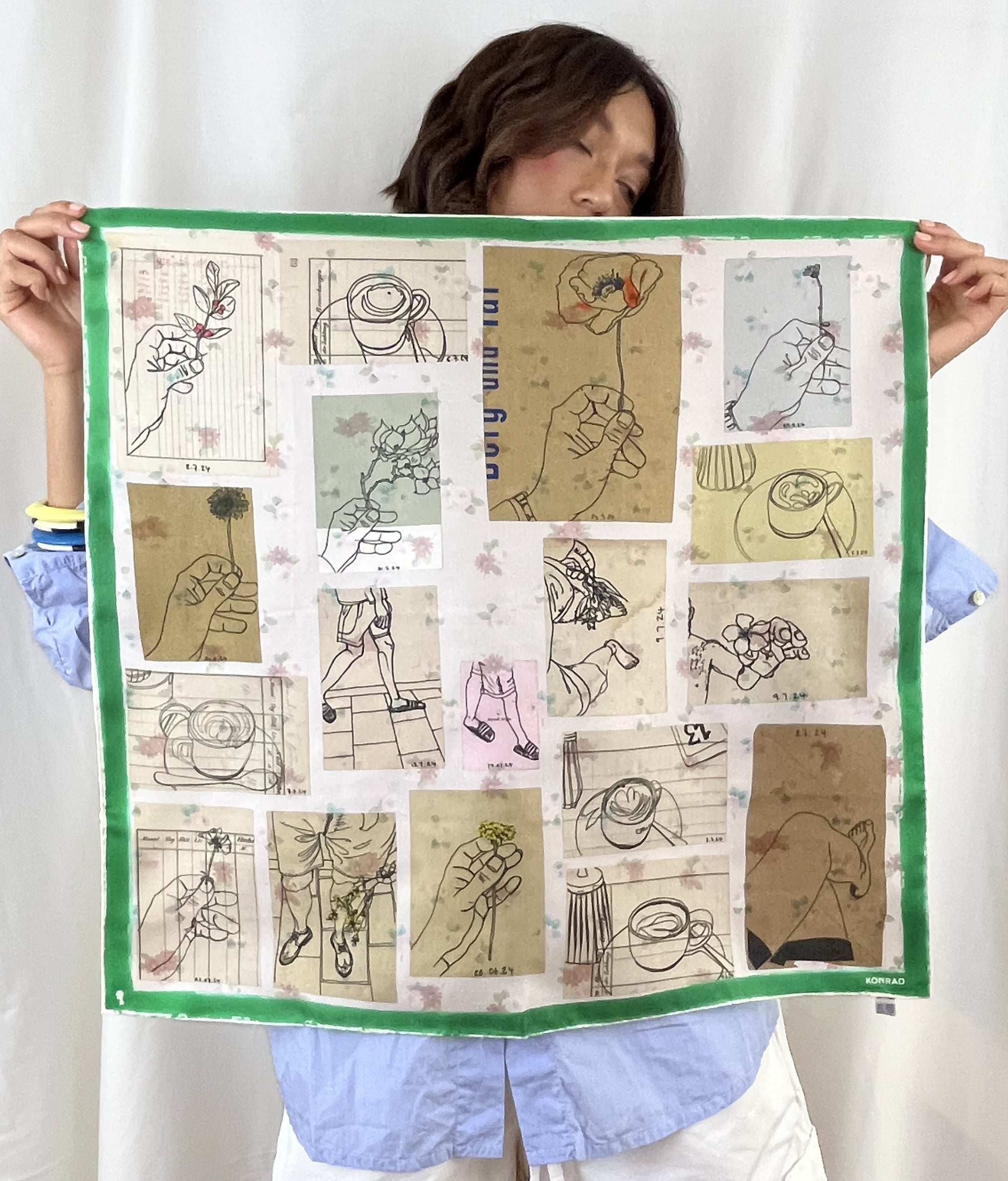 Konrad Albert Silk Foulard Diary