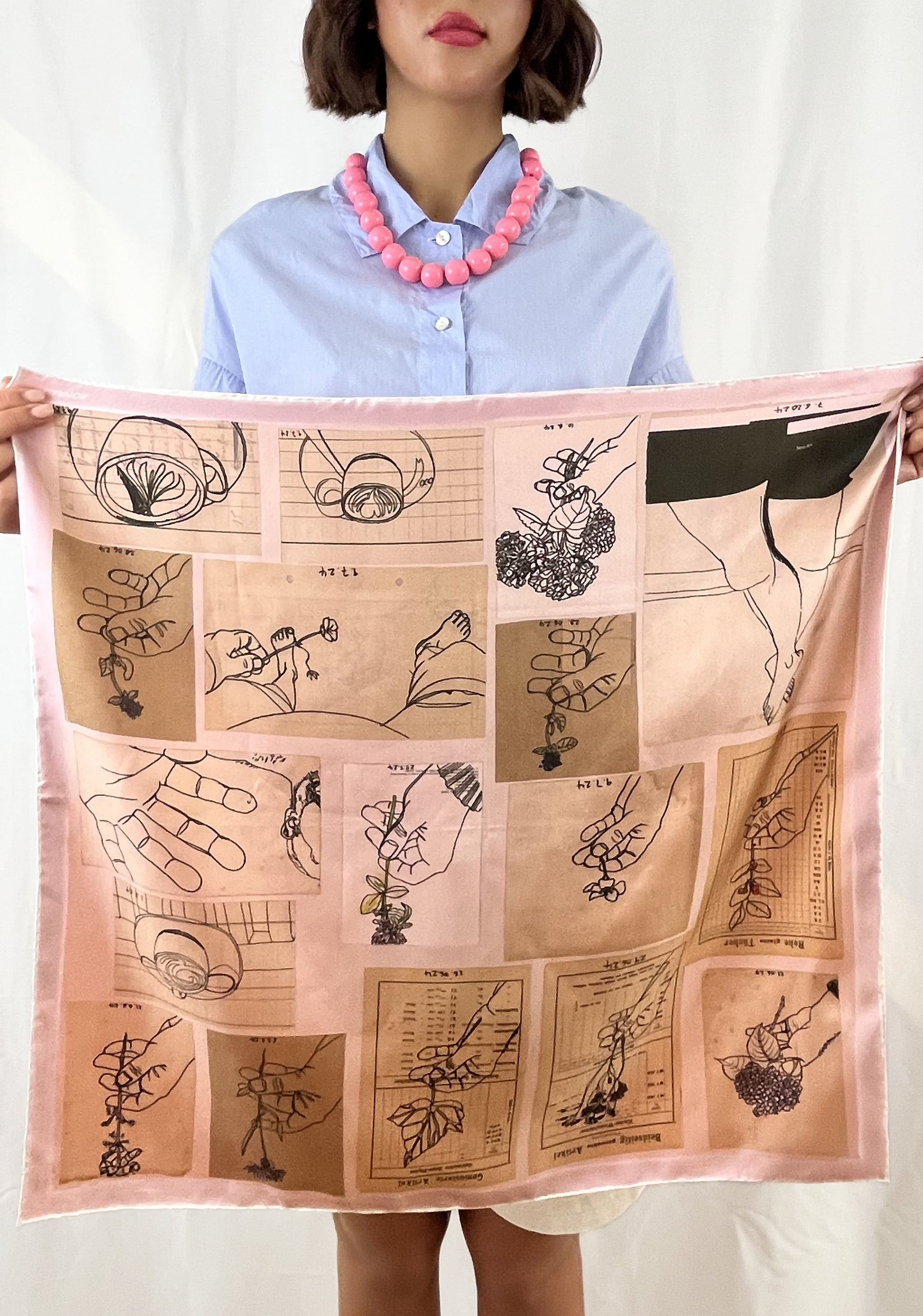 Konrad Christian Silk Foulard Diary