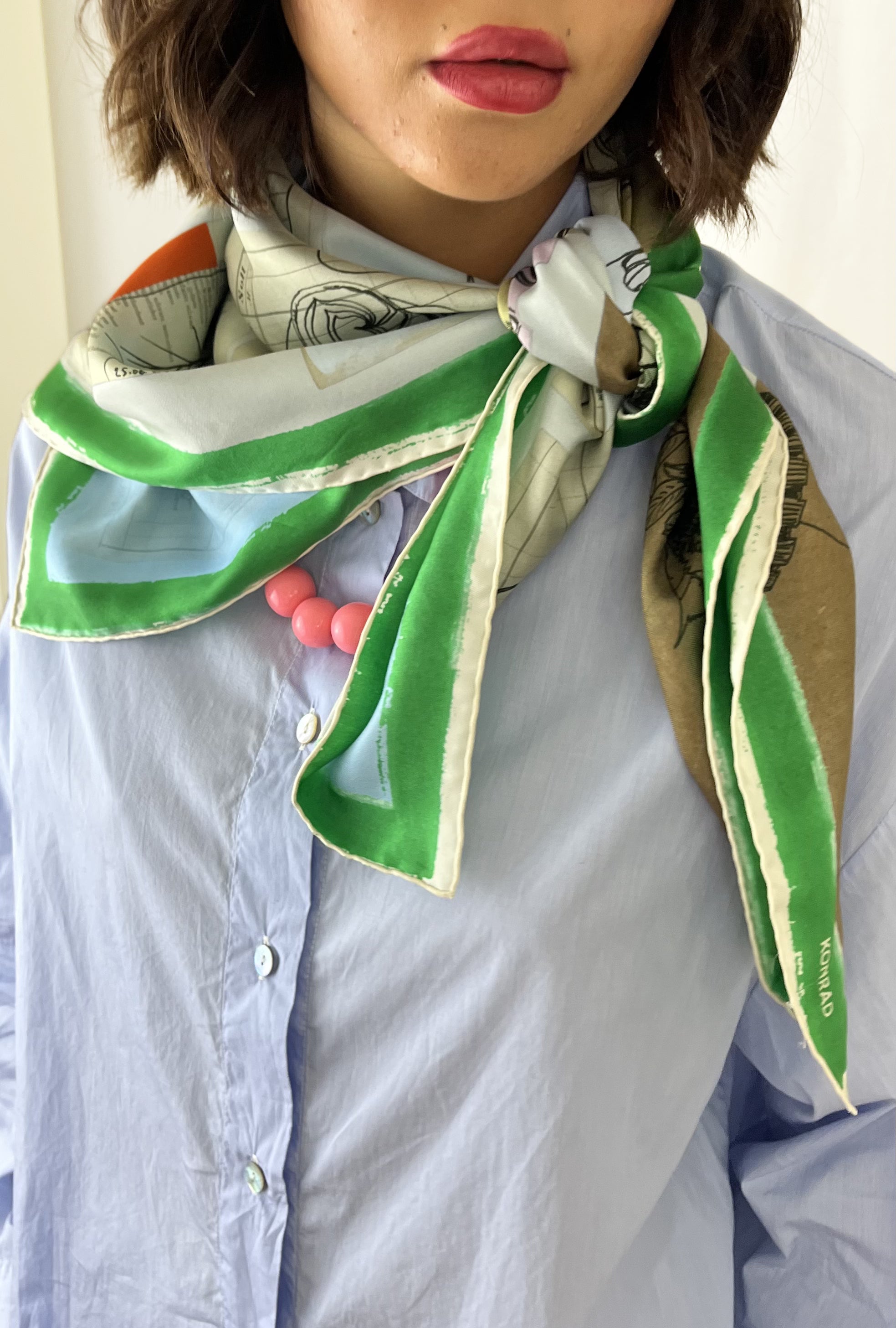 Konrad Marcello Silk Foulard Diary