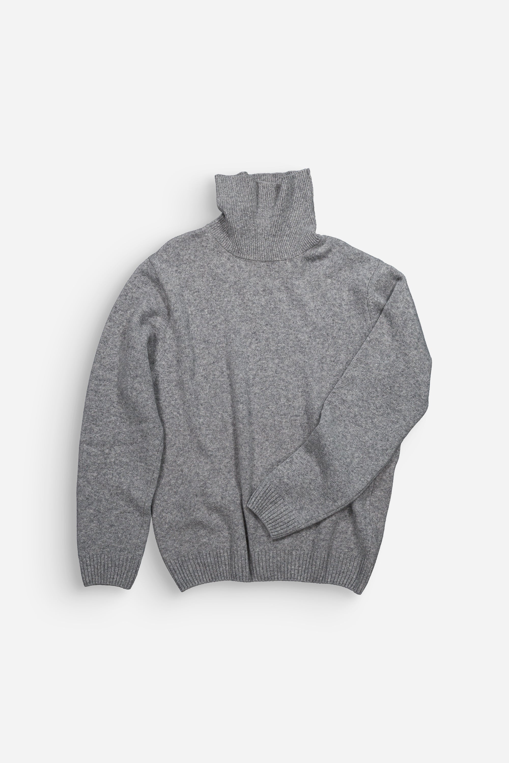 Michel Turtleneck Sweater Light  Heather Grey