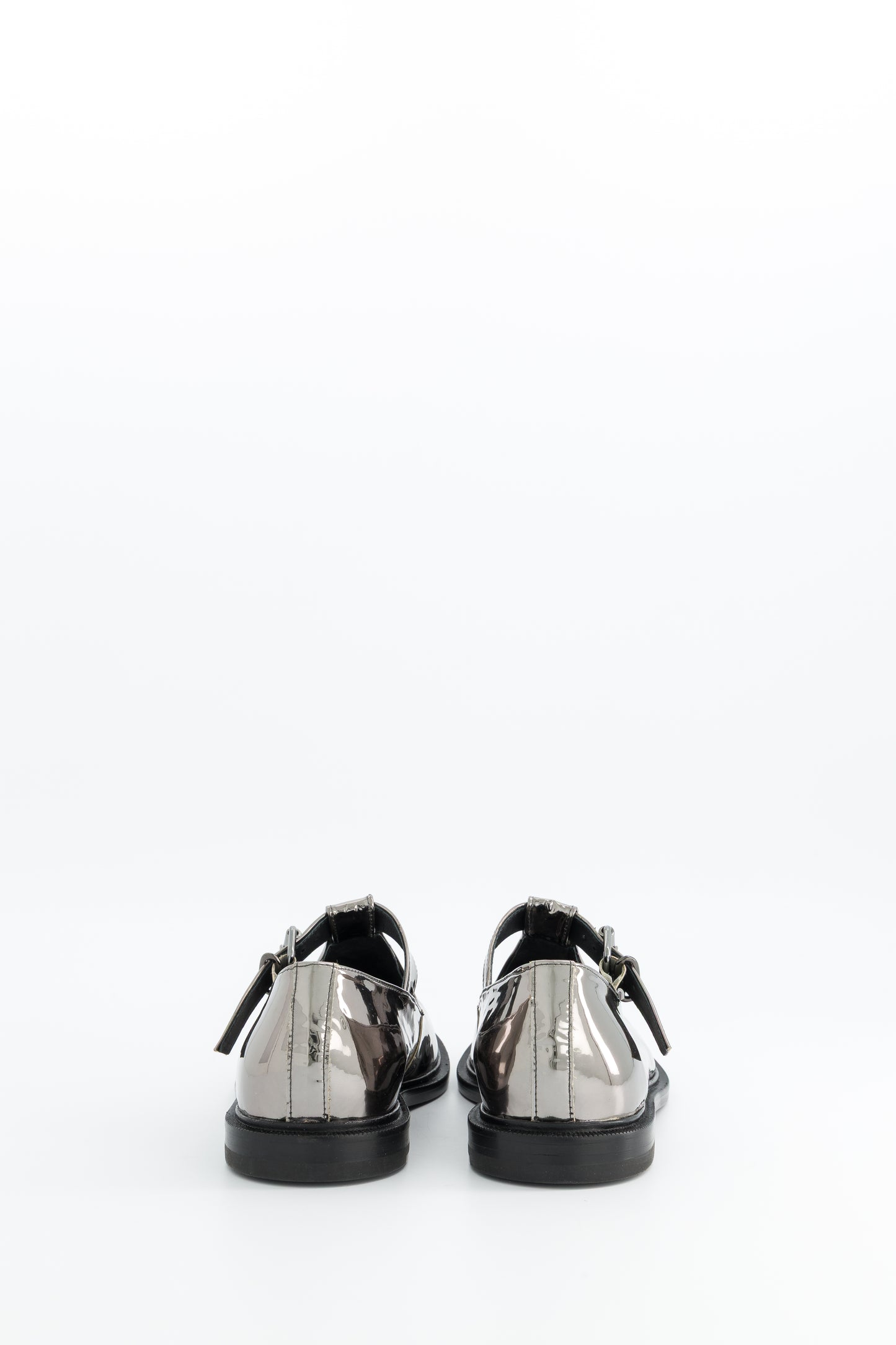 Iman T-Bar Shoes Silver