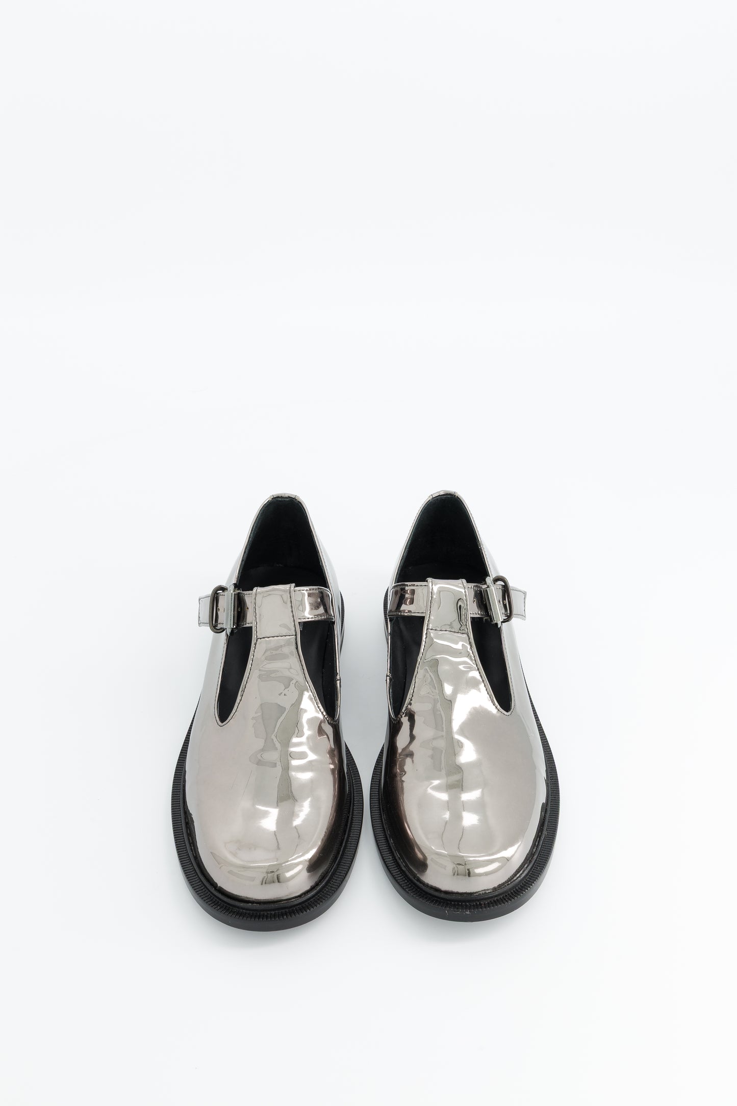 Iman T-Bar Shoes Silver